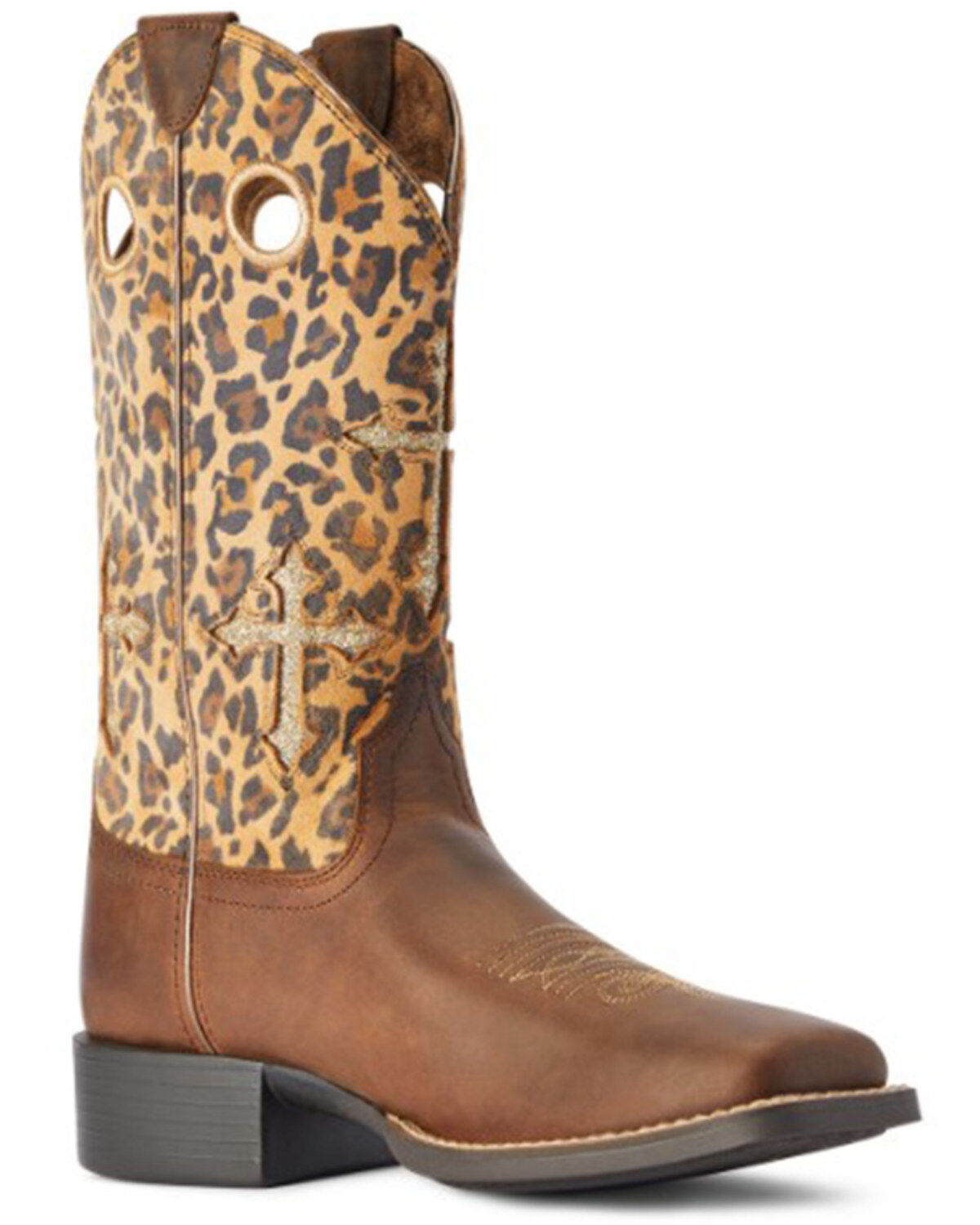 Ariat Women's Round Up Crossroads Western Performance Boots - Broad Square Toe
