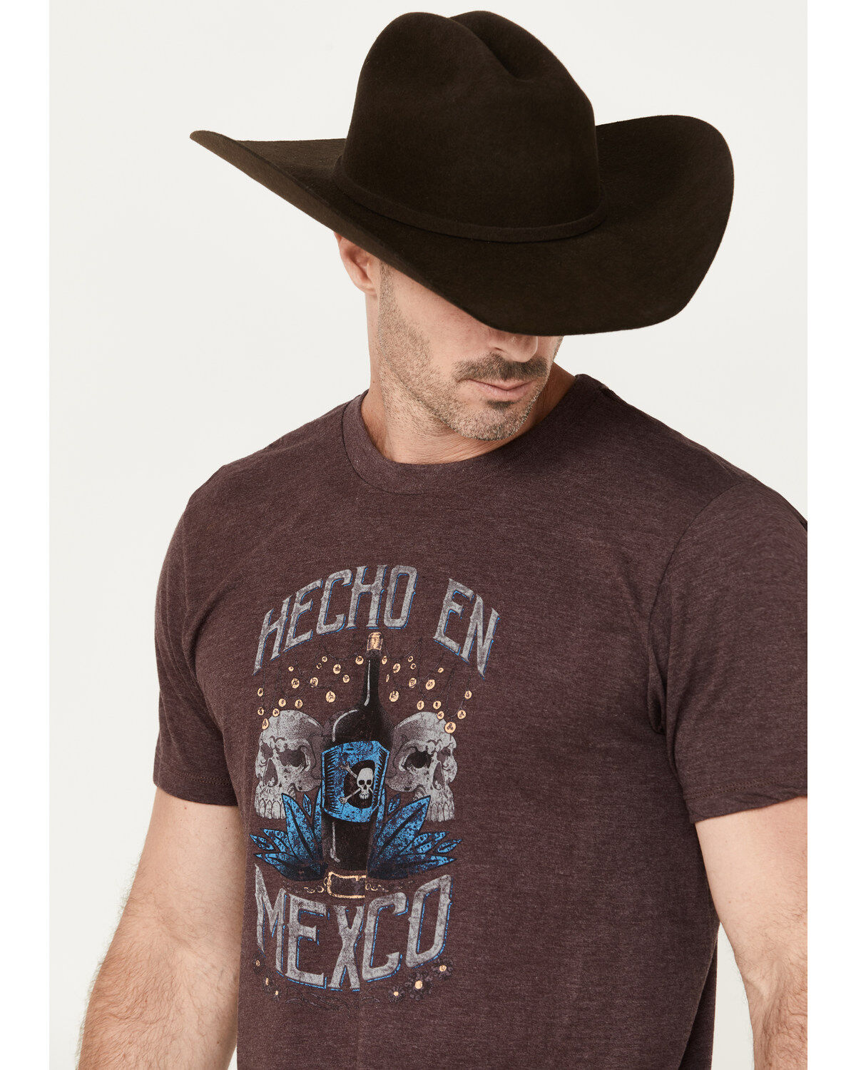 Moonshine Spirit Men's En Mexico Short Sleeve Graphic T-Shirt