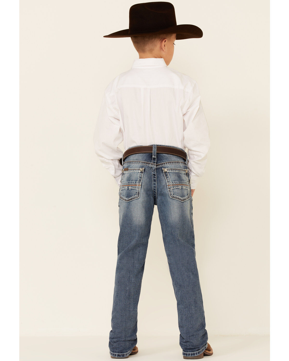 Ariat Boys' B4 Coltrane Durango Relaxed Bootcut Jeans