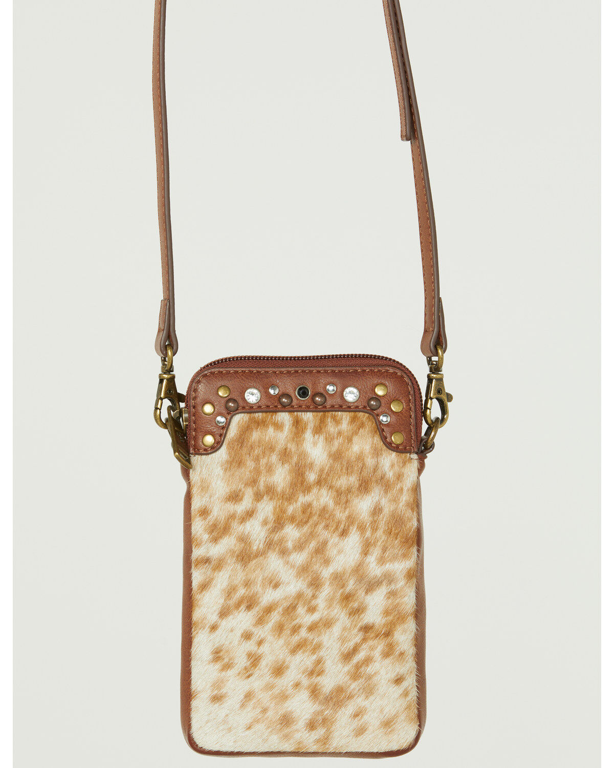 Shyanne Women's Studded Tooled Crossbody Phone Bag