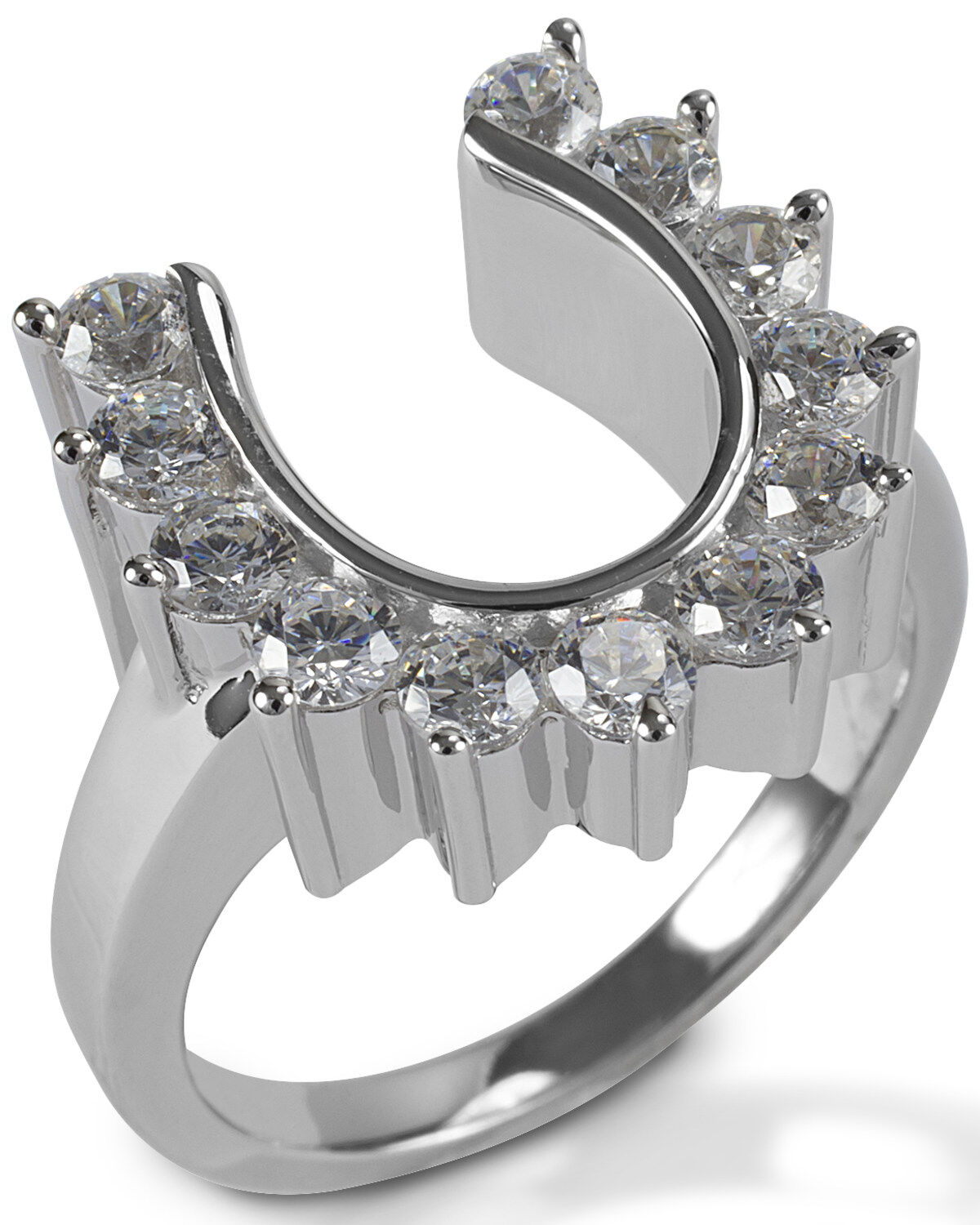 Kelly Herd Women's Outside Set Horseshoe Ring