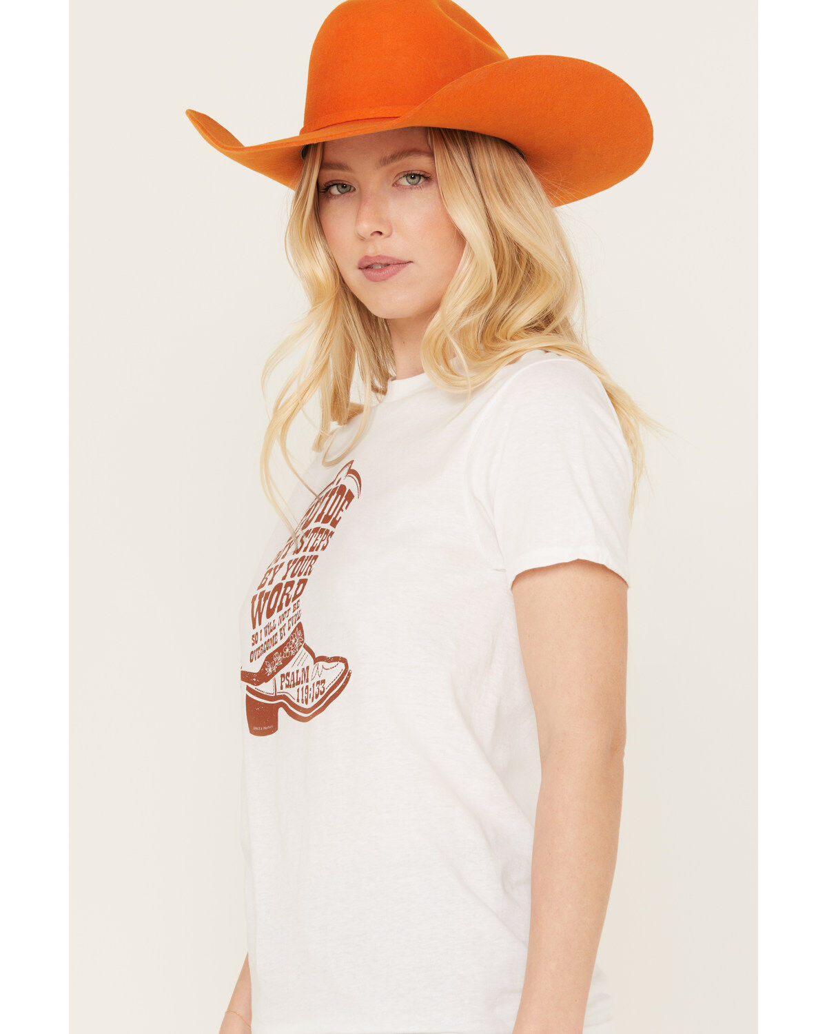 Kerusso Women's Guide My Steps Short Sleeve Graphic Tee