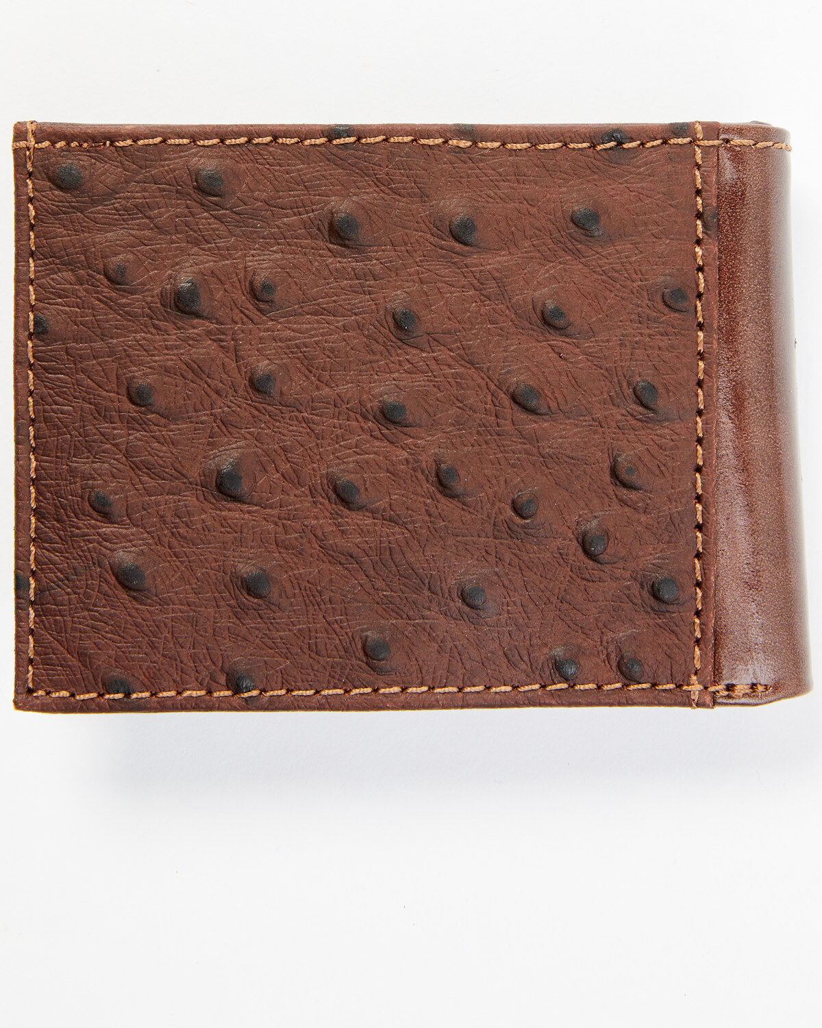Cody James Men's Bifold Ostrich Print Embossed Bi-Fold Wallet