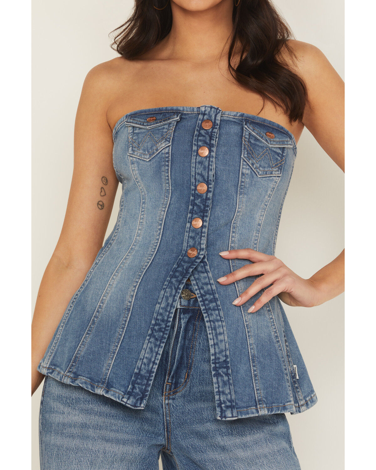 Wrangler Women's Denim Bustier