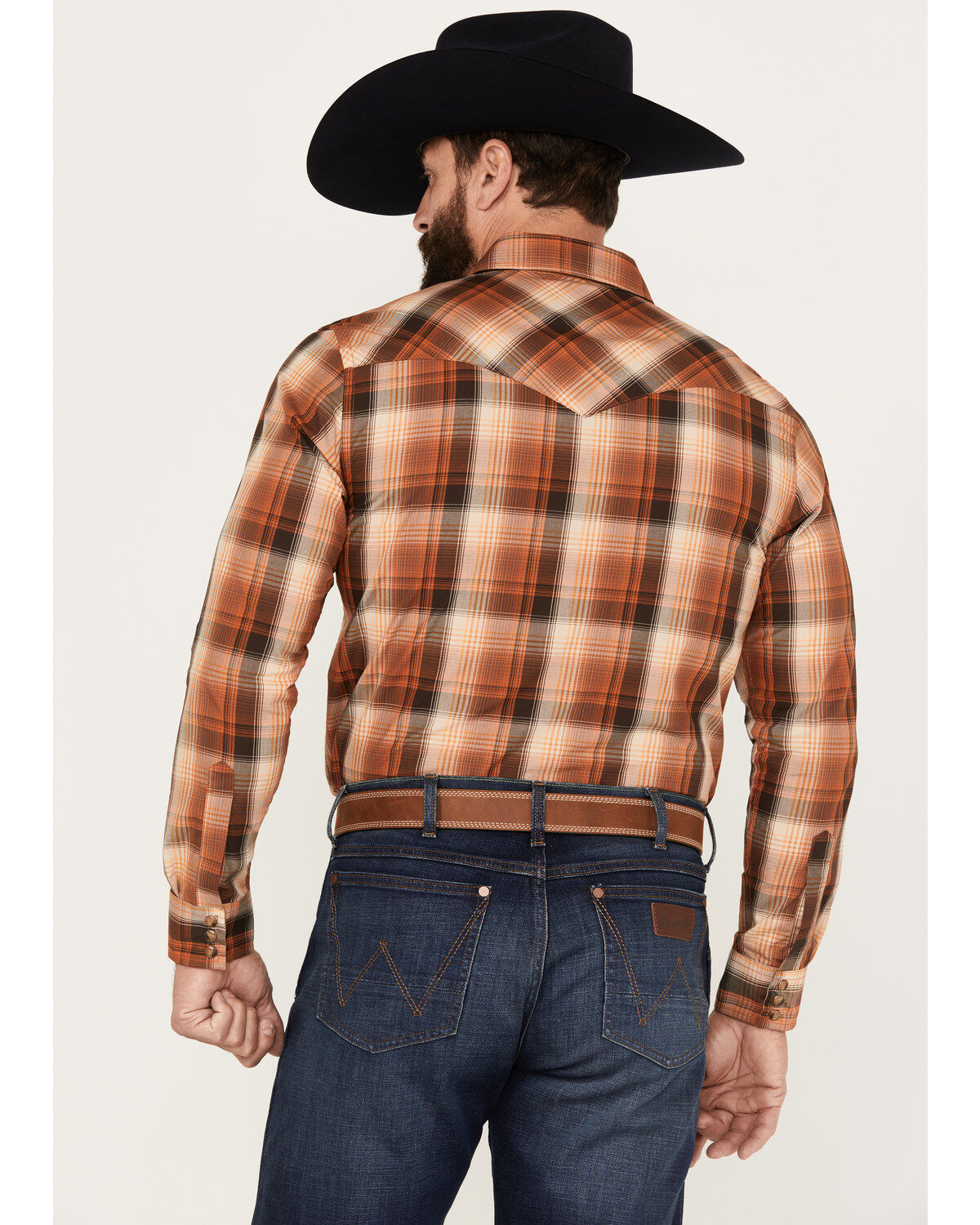 Pendleton Men's Frontier Plaid Long Sleeve Snap Western Shirt