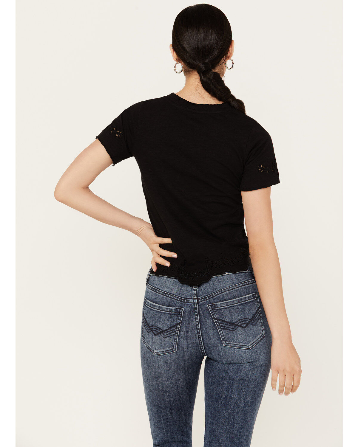 Free People Women's Call Me Baby Short Sleeve Tee