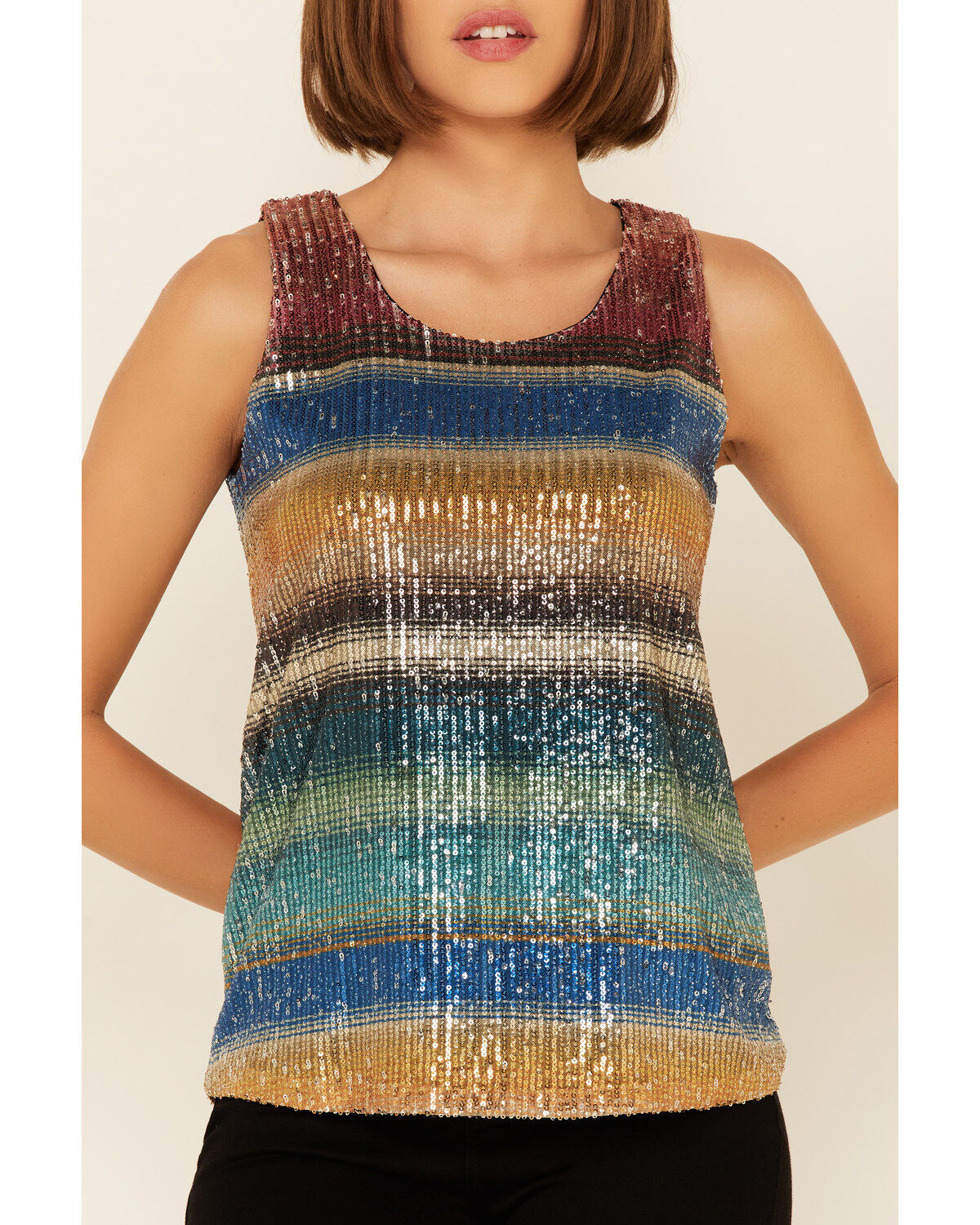 Tasha Polizzi Women's Natasha Sequins Tank Top