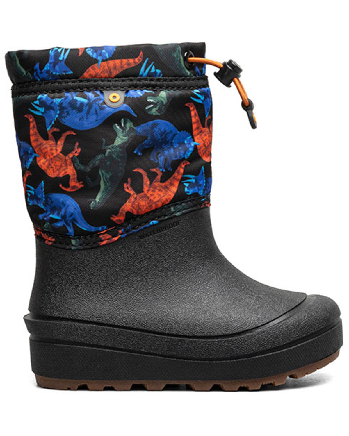 Bogs Boys' Snow Shell Real Dino Waterproof Winter Boots - Round Toe