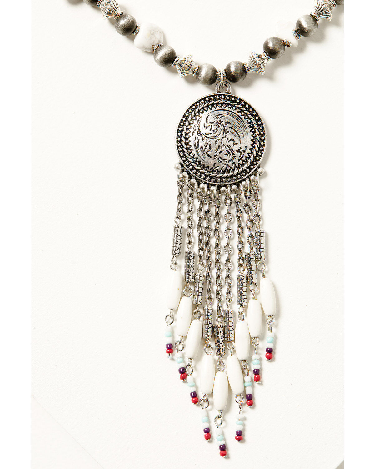 Cowgirl Confetti Women's Beaded Fringe Spice of Life Necklace