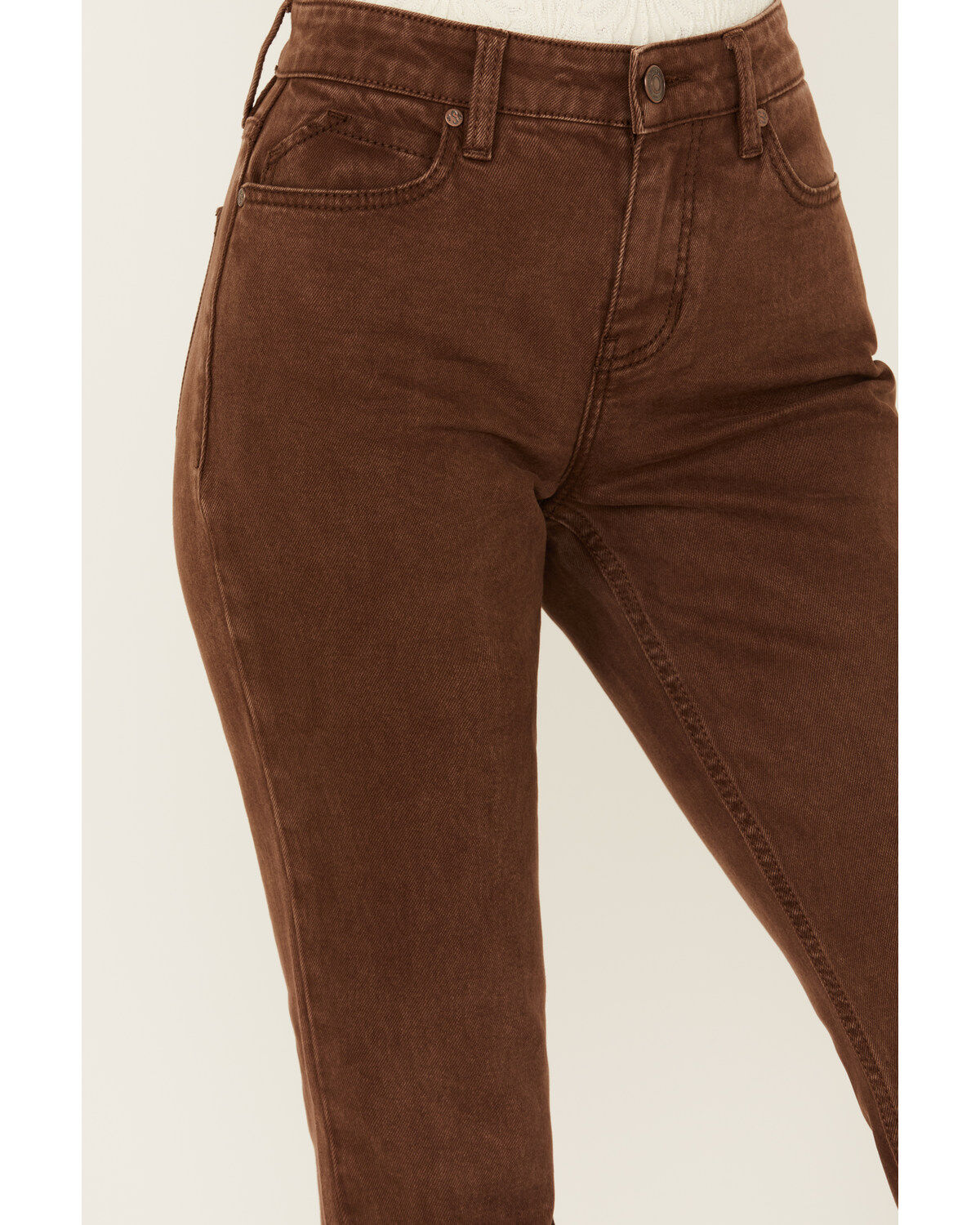 Shyanne Women's Pinecone High Rise Stretch Flare Jeans