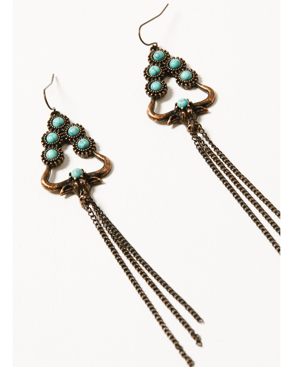 Shyanne Women's Mystic Skies Longhorn Tassel Necklace & Earrings Set - 2-Piece