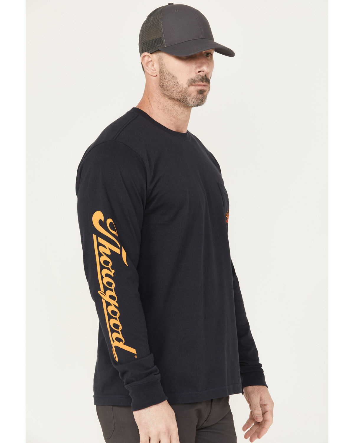 Thorogood Men's USA Logo Long Sleeve Work T-Shirt
