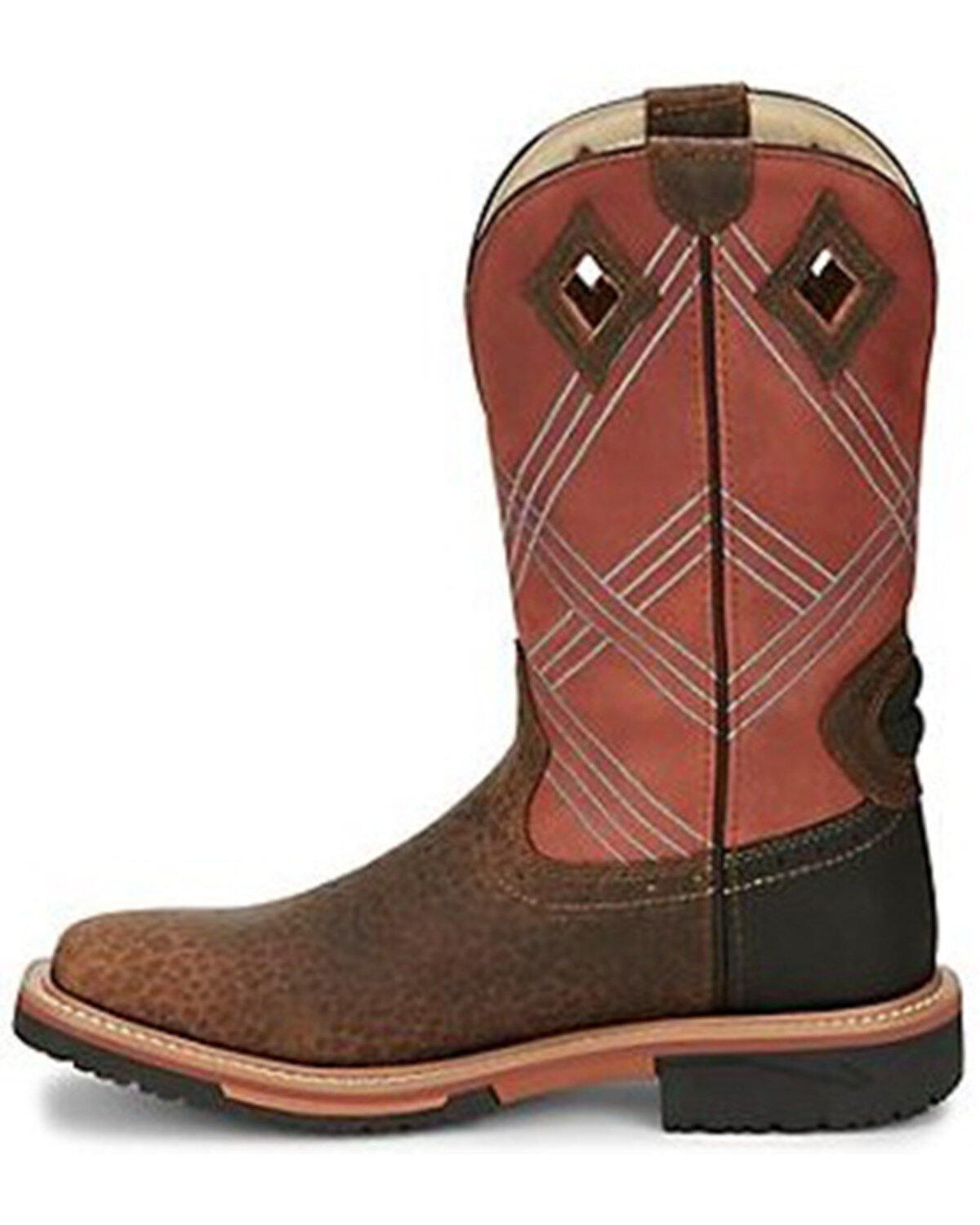 Justin Men's Dalhart Waterproof Western Work Boots - Nano Composite Toe