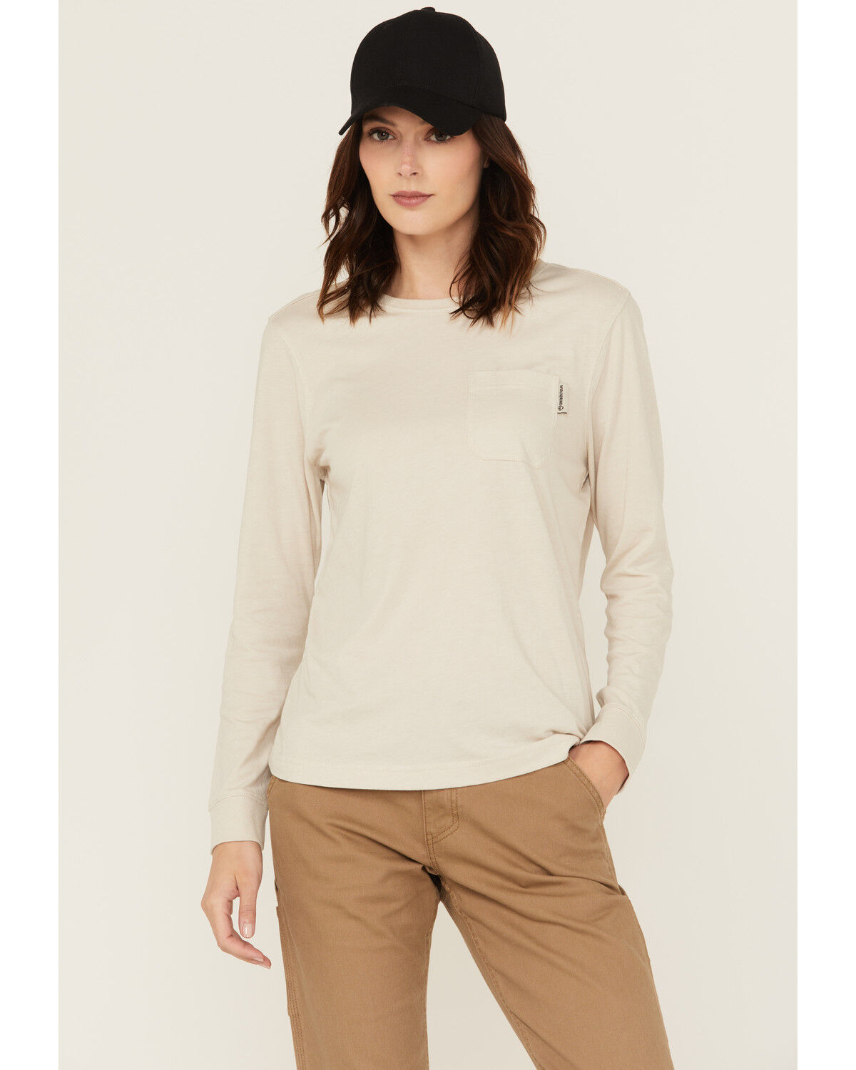 Wolverine Women's Classic Long Sleeve Pocket Work Tee