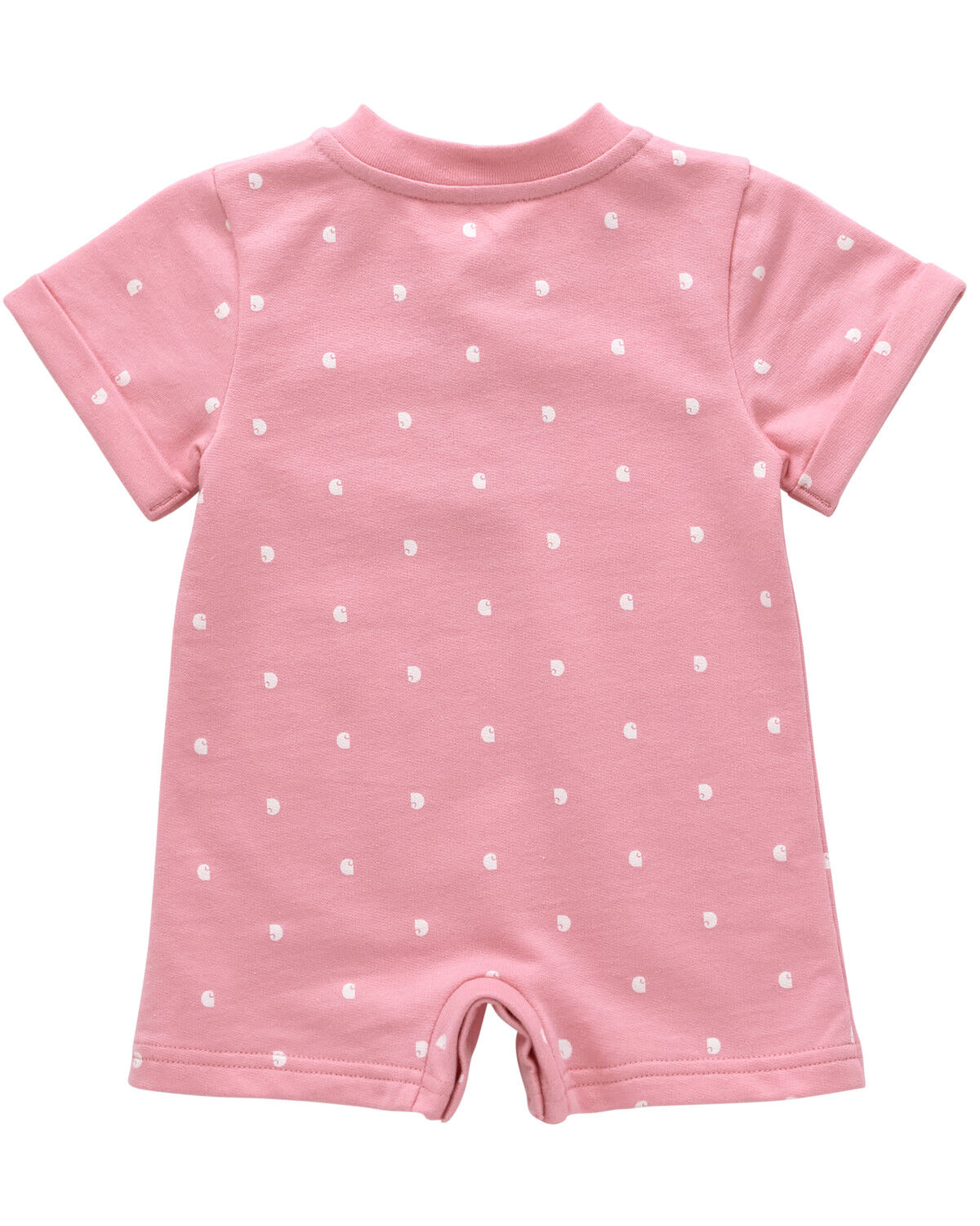 Carhartt Infant Girls' Logo Short Sleeve Snap Romper