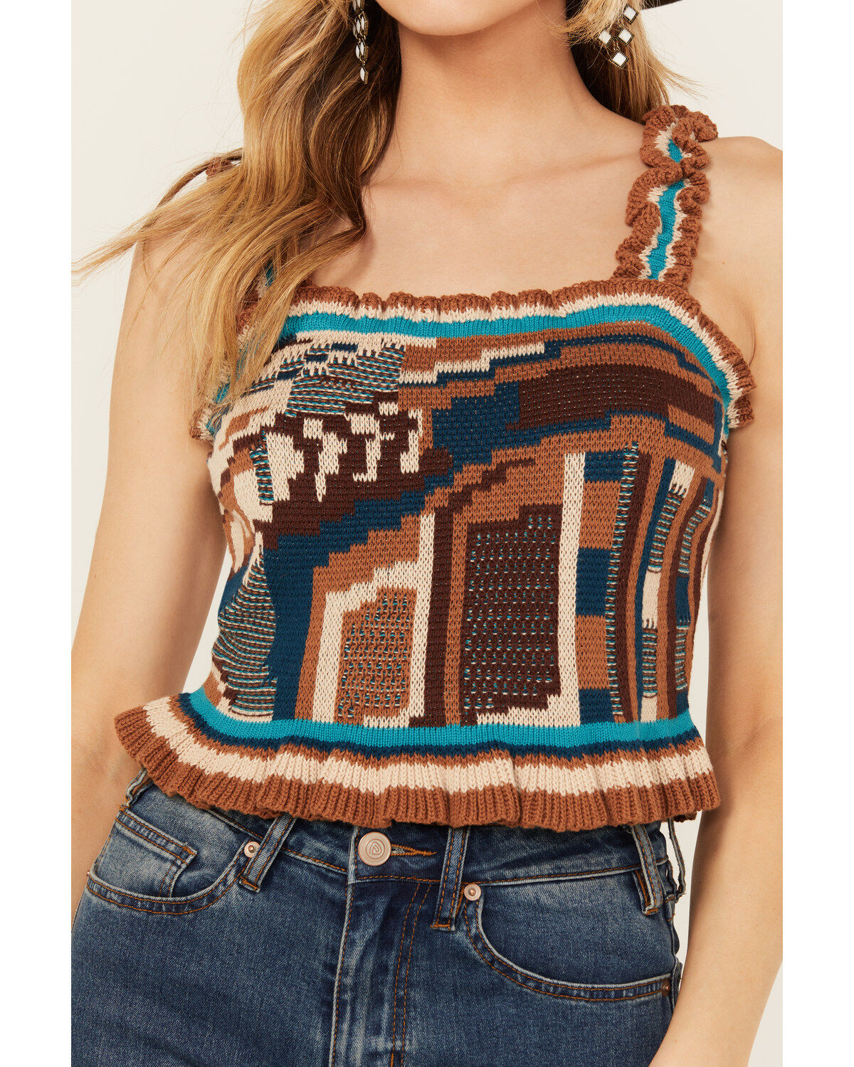 Shyanne Women's Crochet Sweater Tank