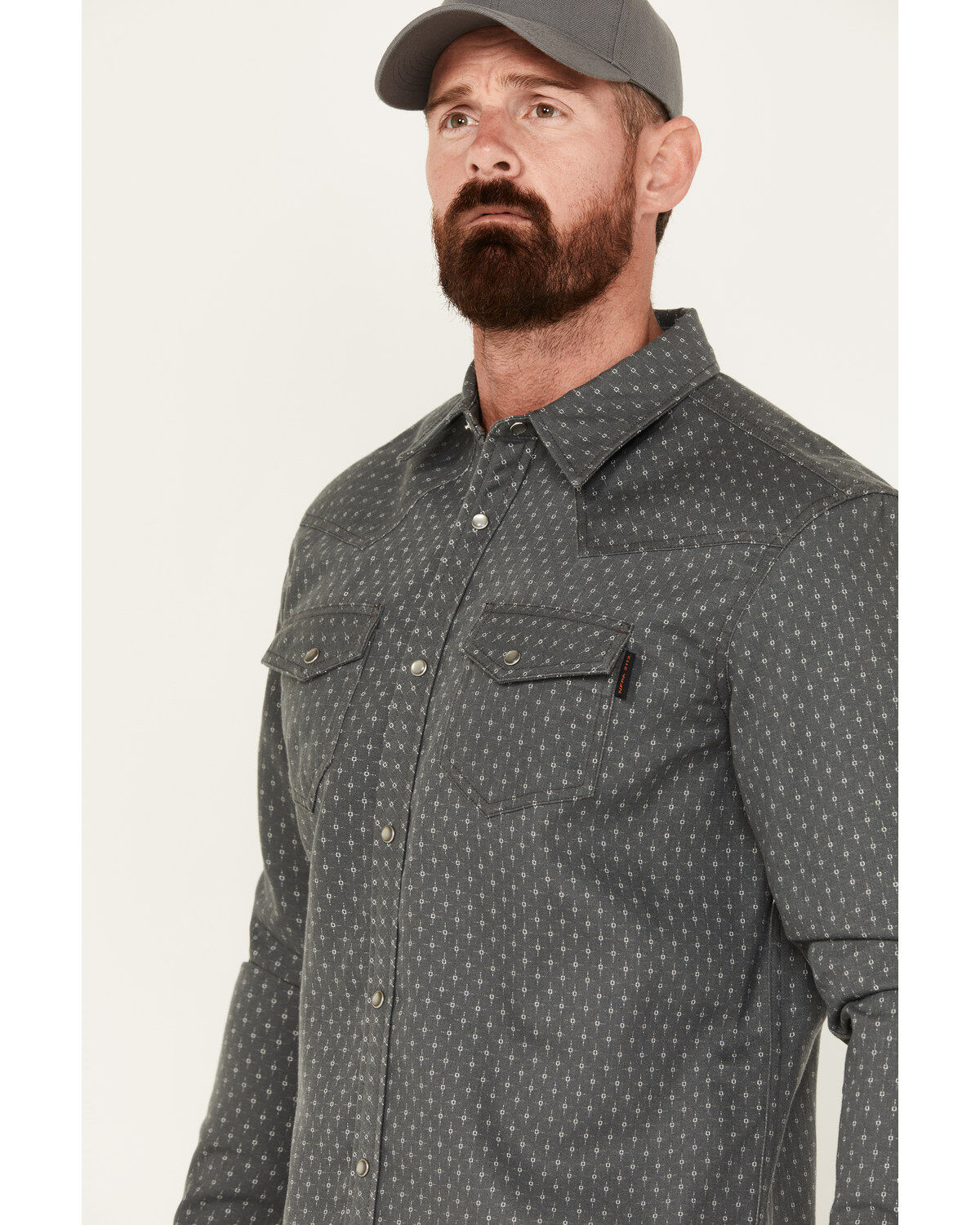 Cody James Men's FR Lightweight Long Sleeve Pearl Snap Stretch Work Shirt