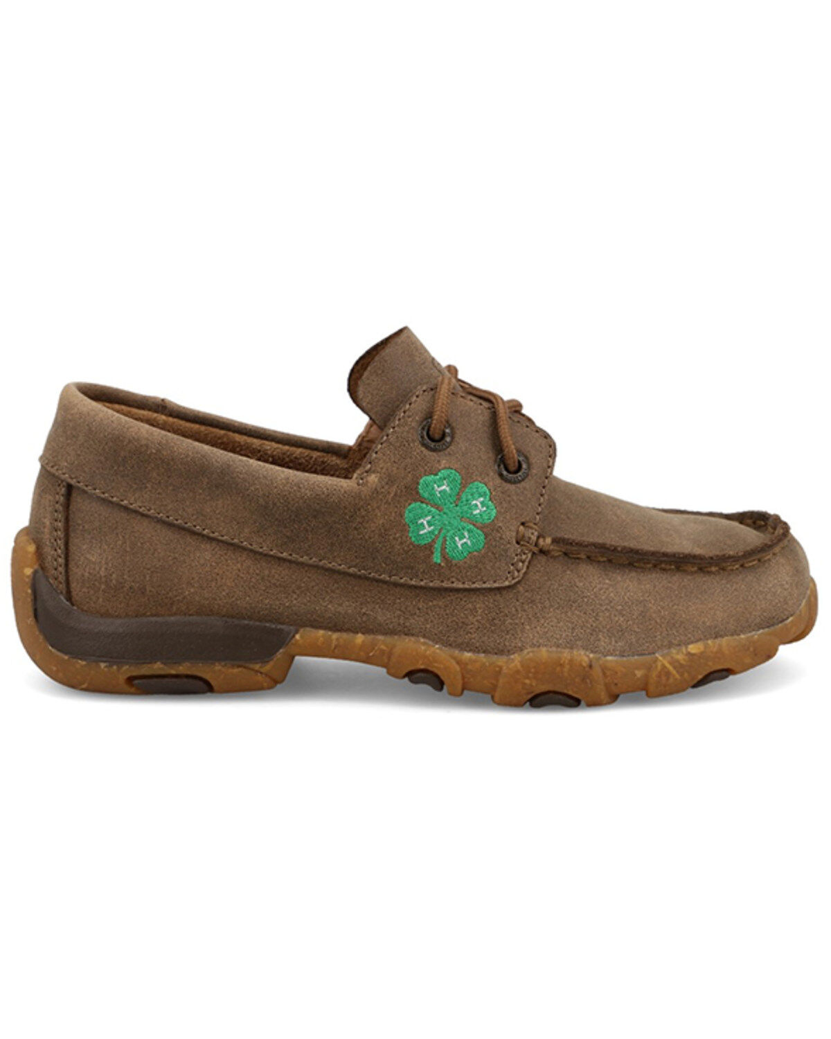 Twisted X Boys' Driving Moc Boat Shoe Driving Mocs