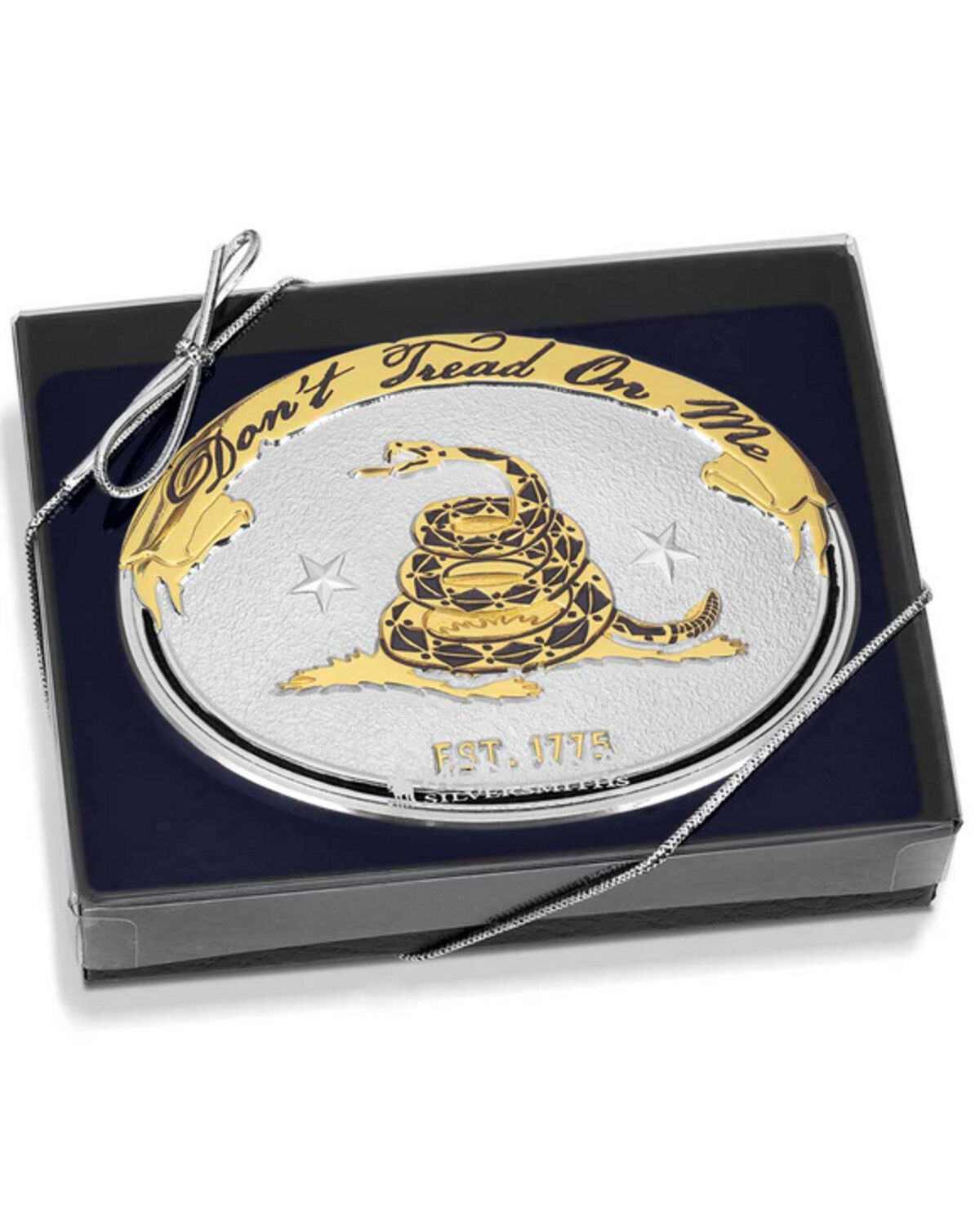 Montana Silversmiths Men's Liberty Don't Tread On Me Belt Buckle