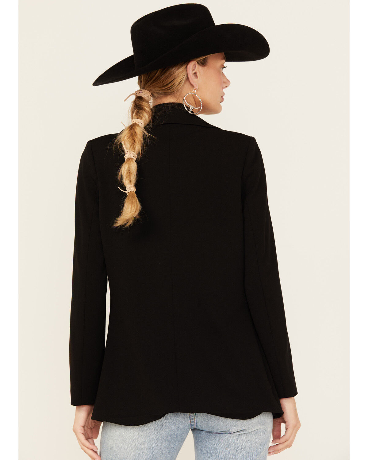 Boom Boom Jeans Women's Crystal Embellished Blazer