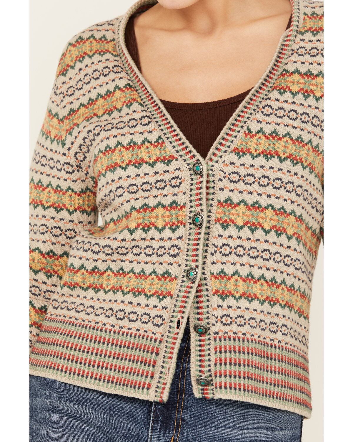 Tasha Polizzi Women's Southwestern Print Tillie Cardigan