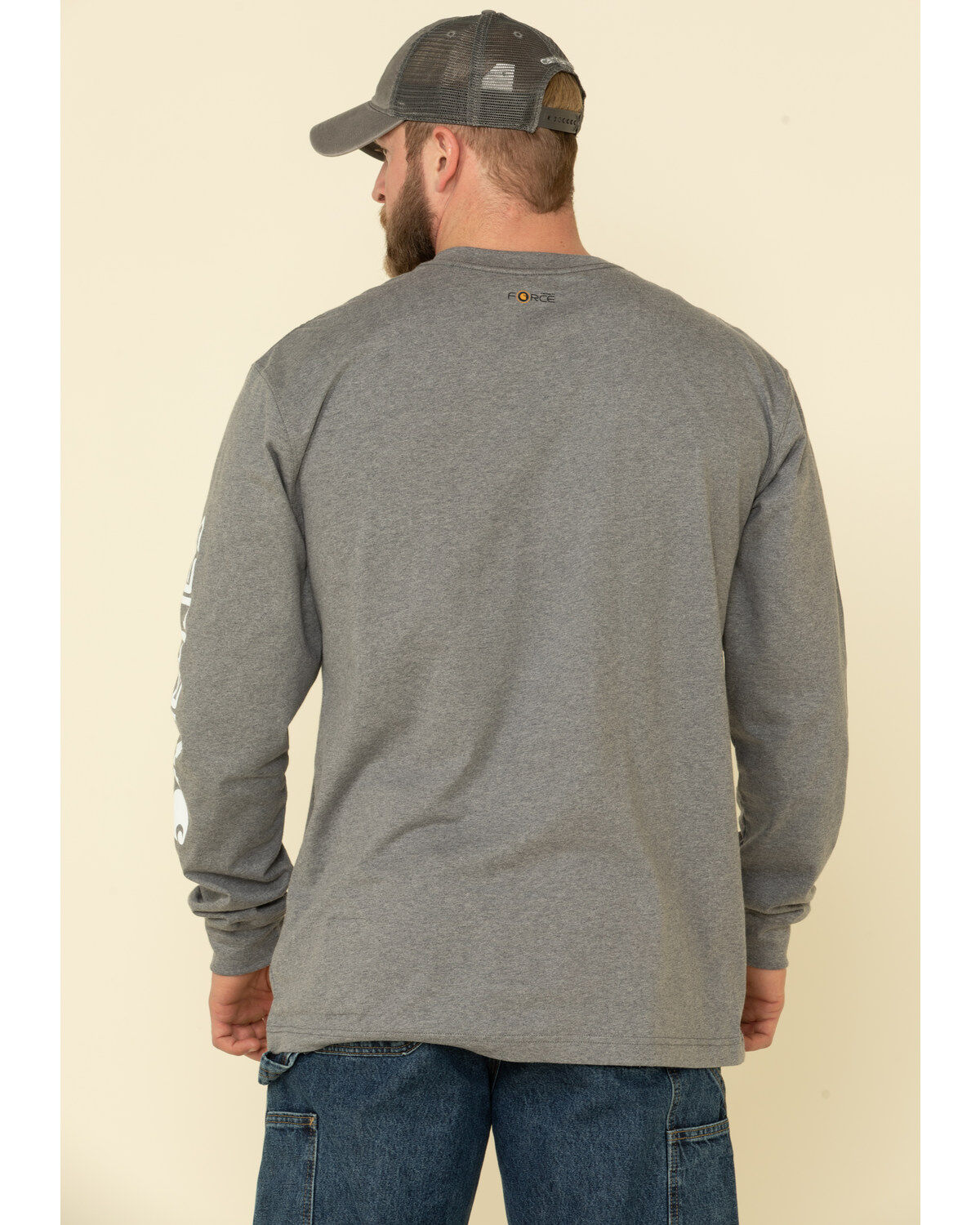 Carhartt Men's M-FR Midweight Signature Logo Long Sleeve Work Shirt