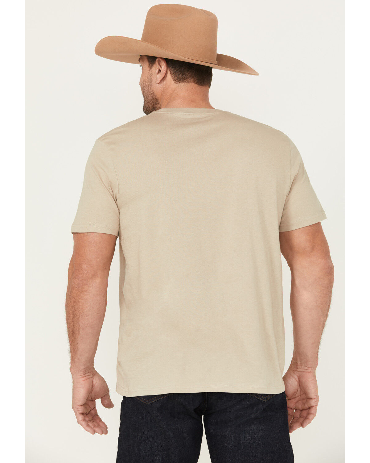 Wrangler Men's Rope Steer Head Front Logo Short Sleeve Graphic T-Shirt