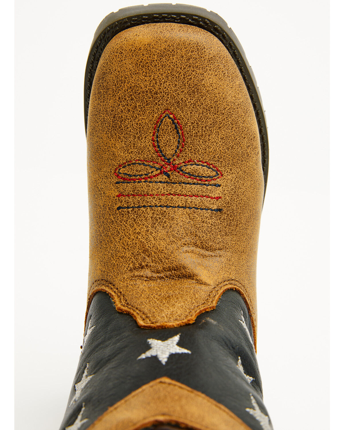 Smoky Mountain Toddler Stars and Stripes Western Boots - Square Toe