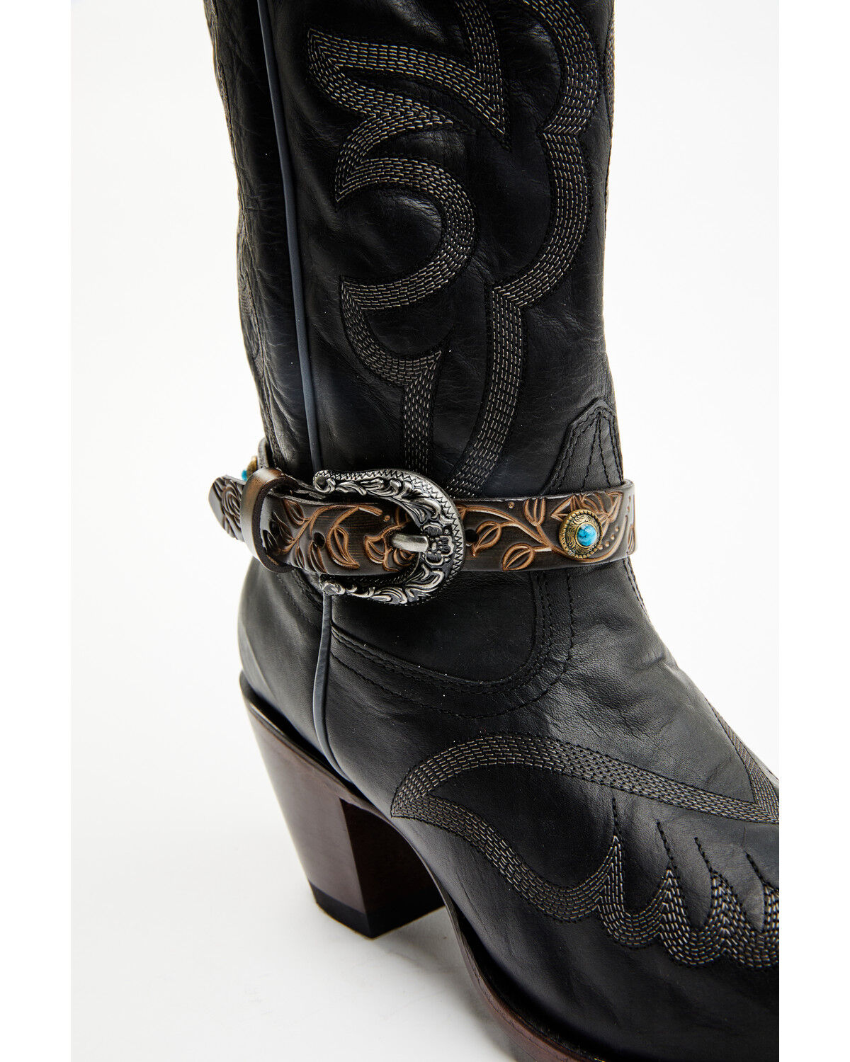 Boot Barn Women's Concho Tooled Strap Boot Jewelry