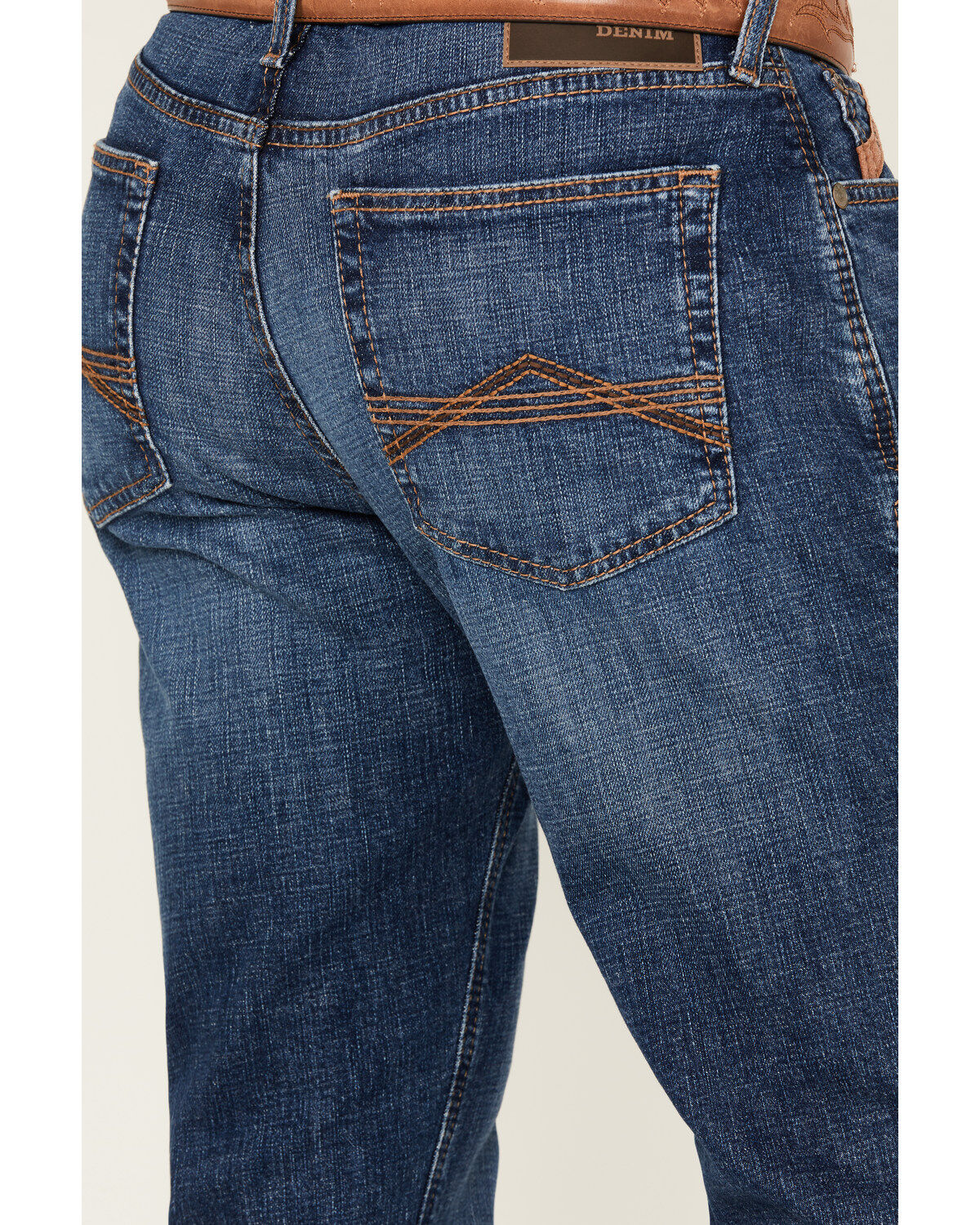 Ariat Men's M4 Medium Wash Kennedy Centralia Relaxed Straight Stretch Denim Jeans