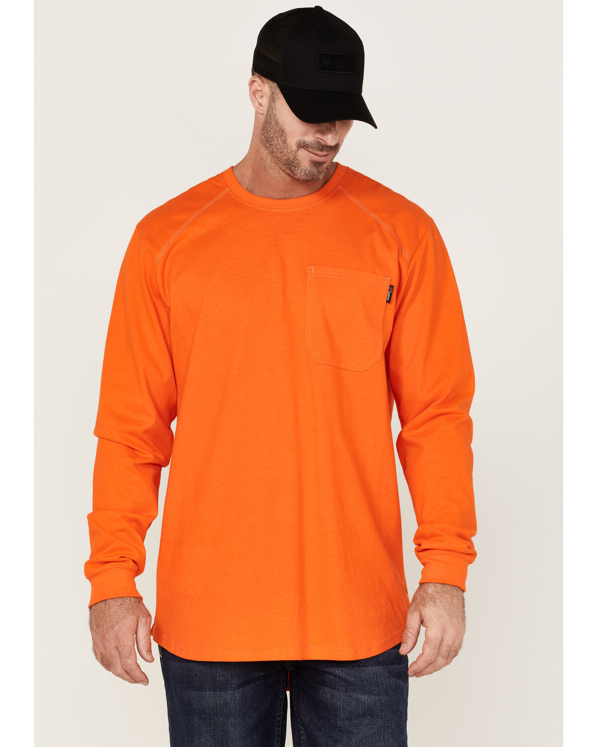 Hawx Men's FR Pocket Long Sleeve Work T-Shirt