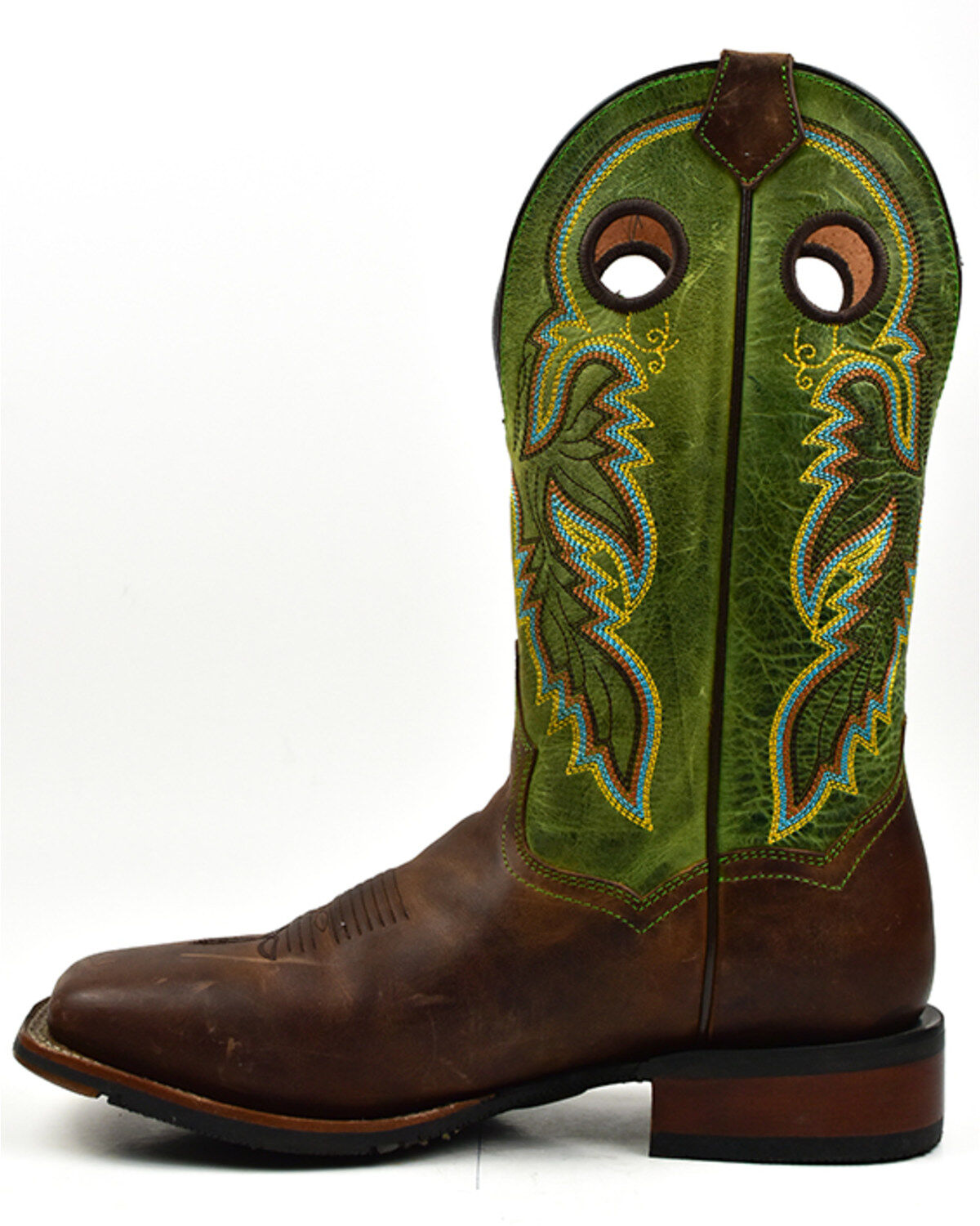 Dan Post Men's Leon Crazy Horse Performance Leather Western Boot - Broad Square Toe