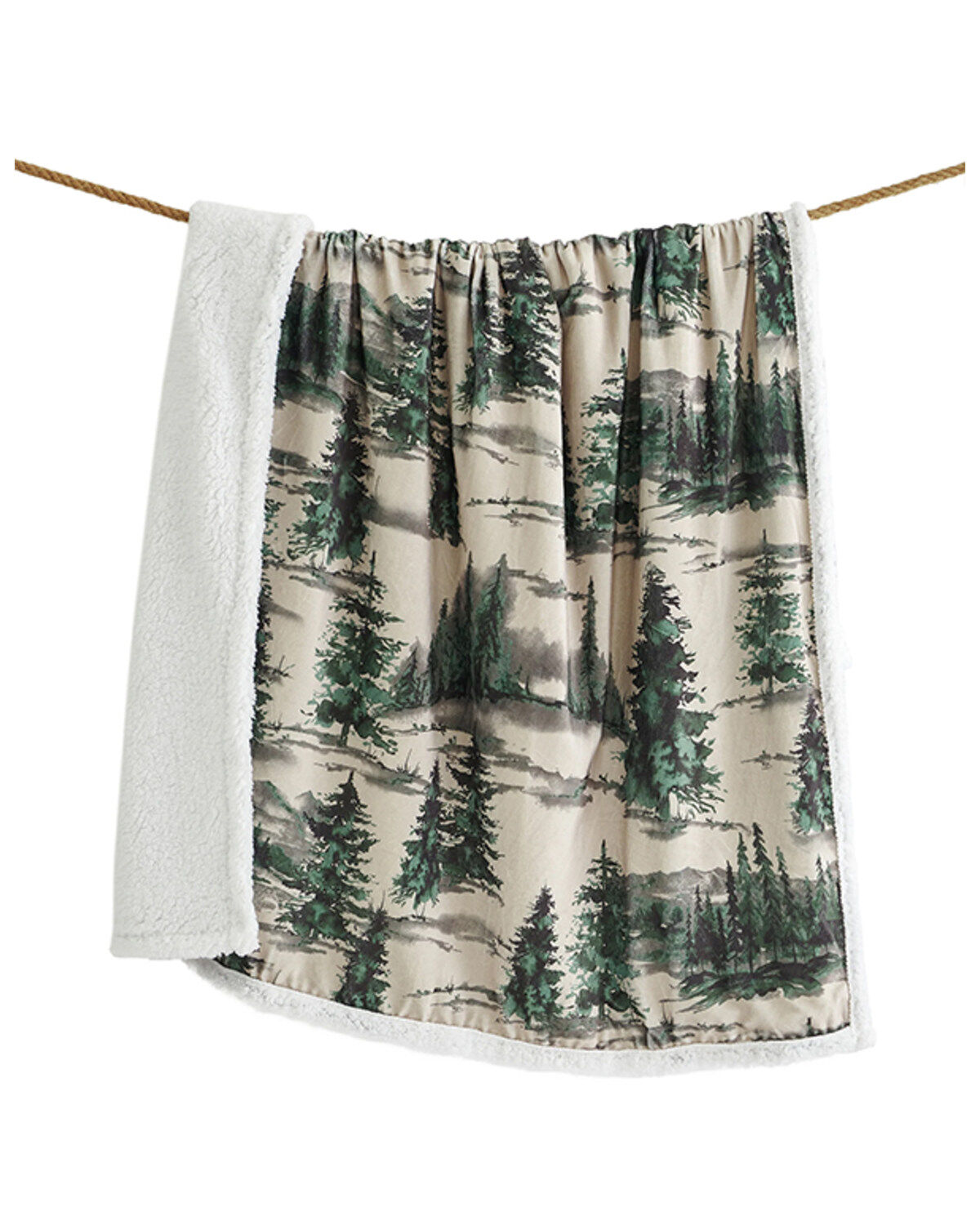 HiEnd Accents Joshua Campfire Sherpa Throw