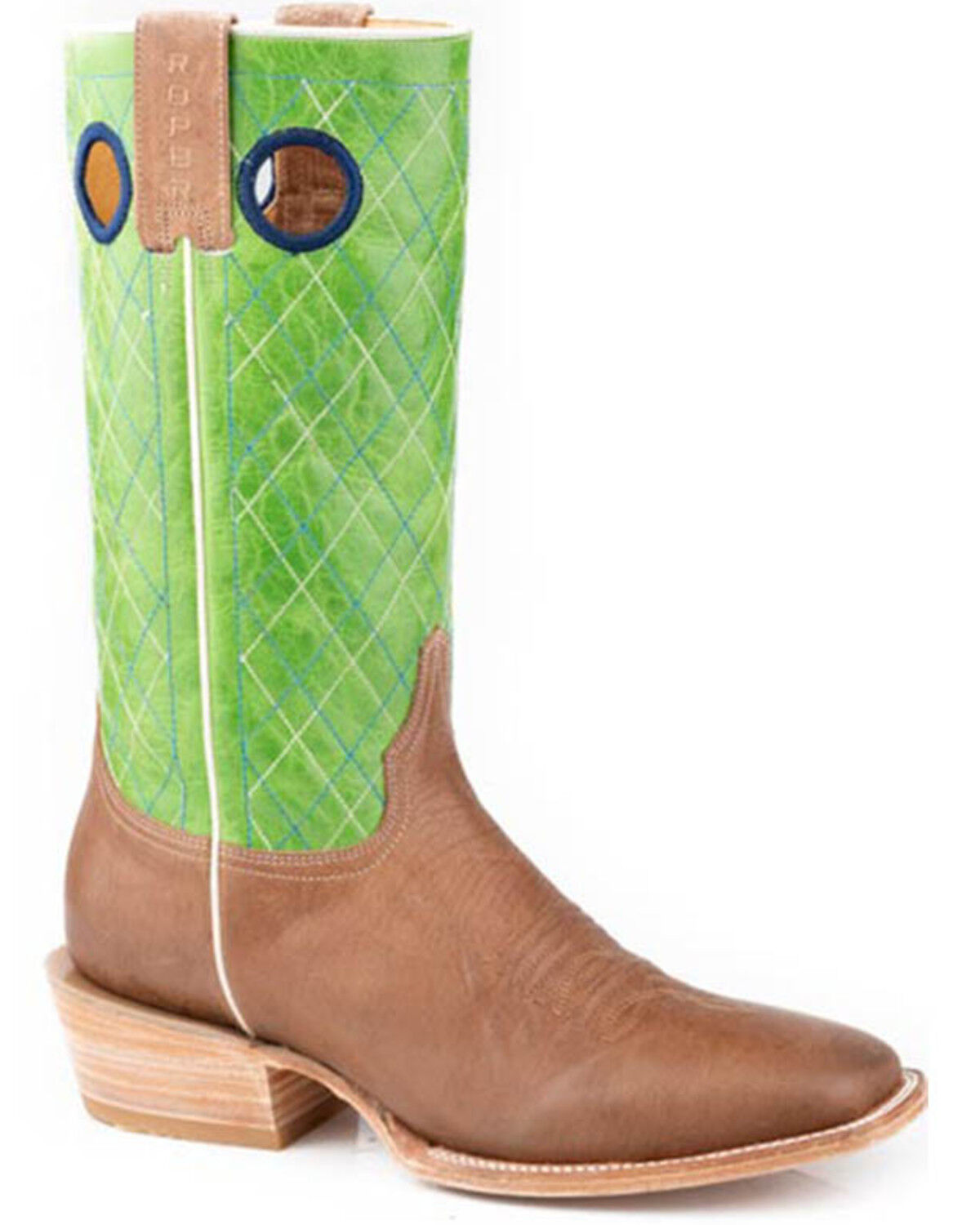 Roper Men's Old School Tall Western Boots - Broad Square Toe
