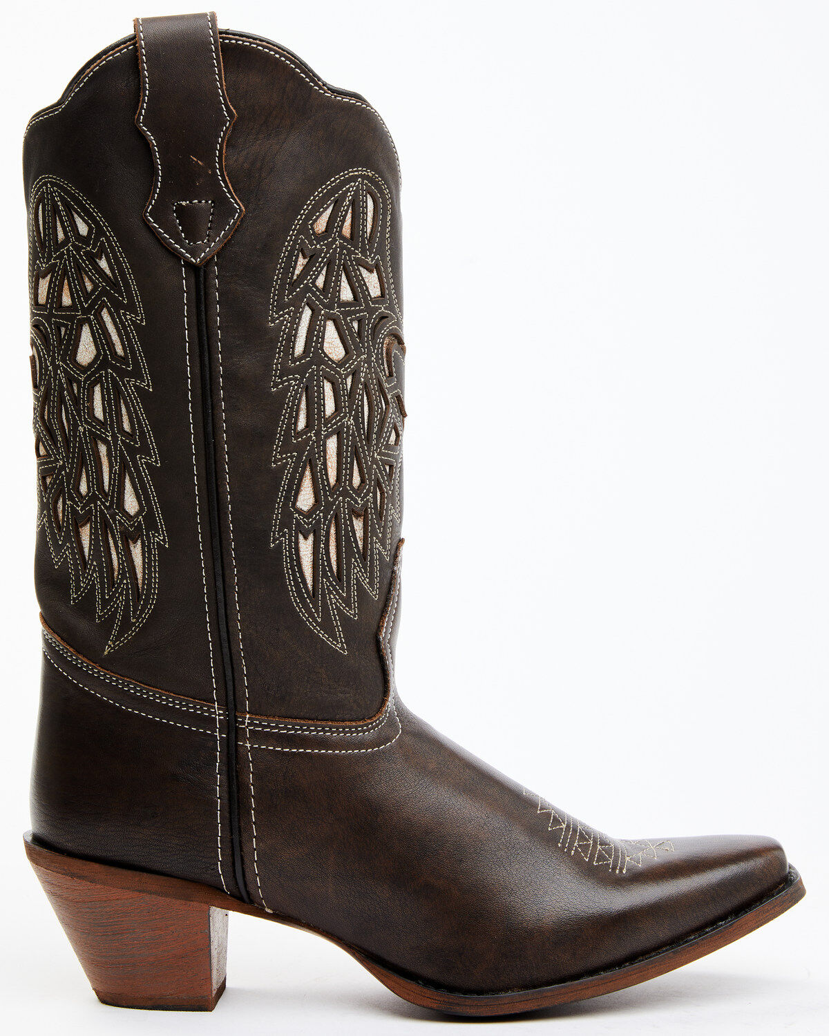 Laredo Women's Heart Angel Wing Cowboy Western Boot - Snip Toe