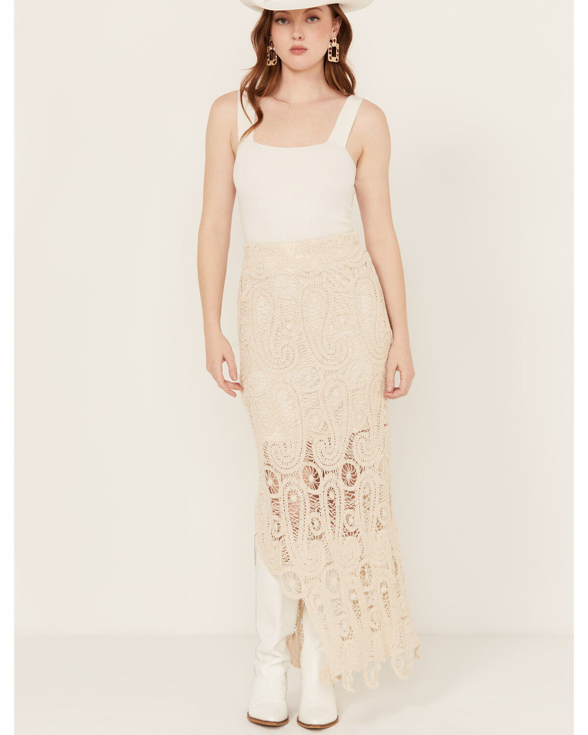 Miss Me Women's Crochet Skirt