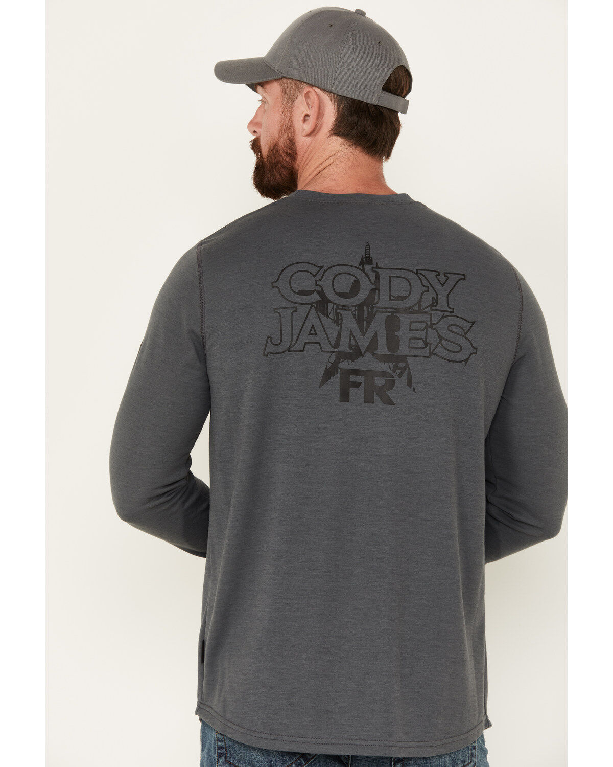 Cody James Men's FR Long Sleeve Graphic Work T-Shirt