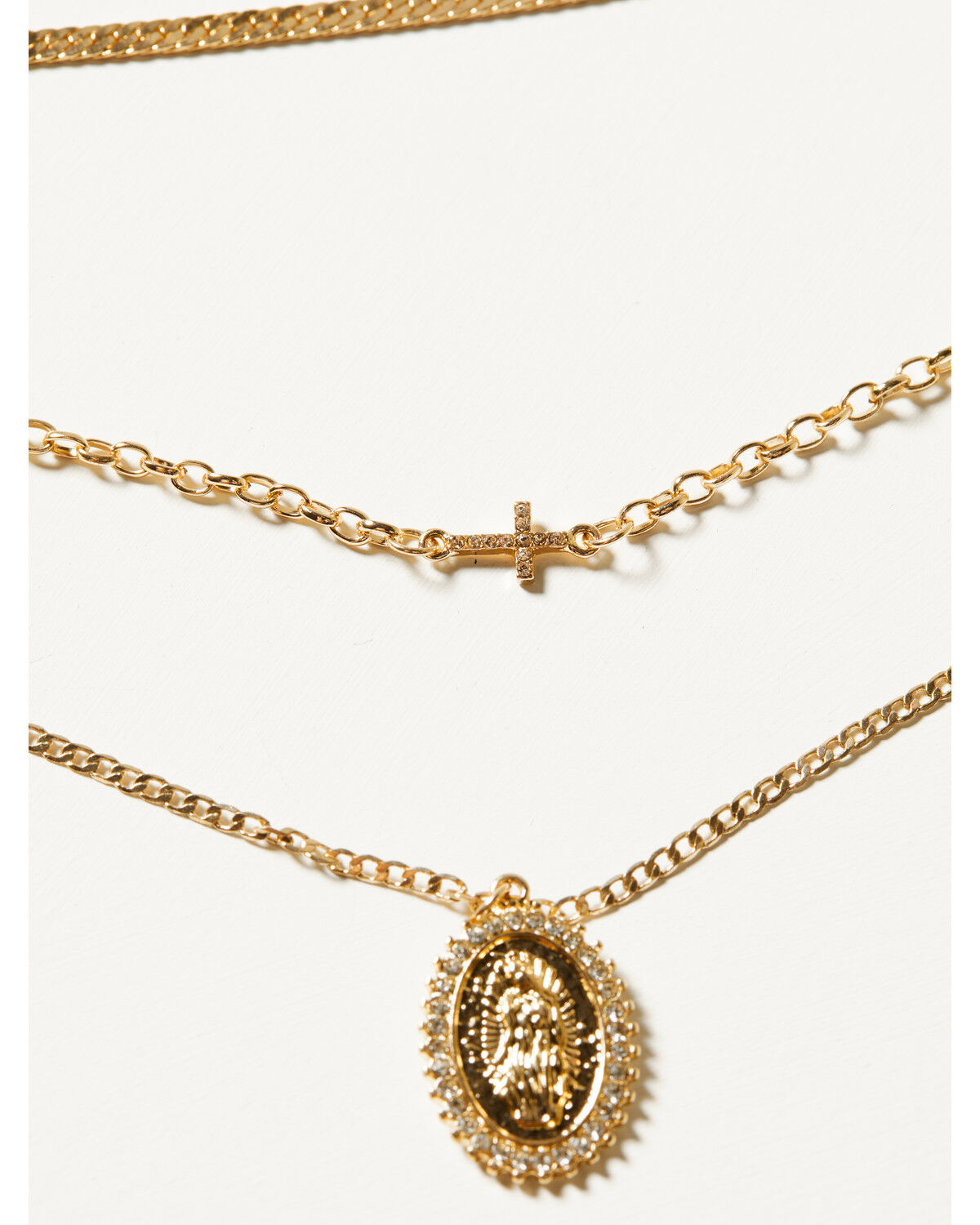 Shyanne Women's Saint Mary Layered Necklace