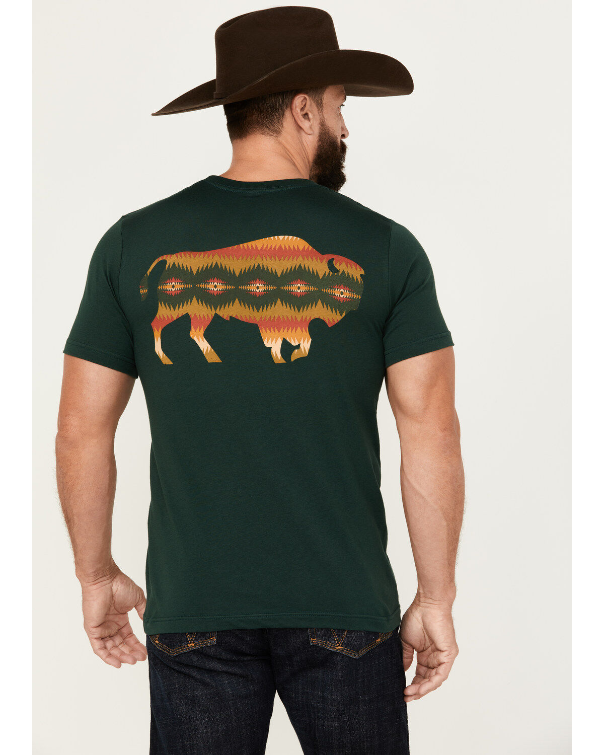 Pendleton Men's Tye River Buffalo Short Sleeve T-Shirt