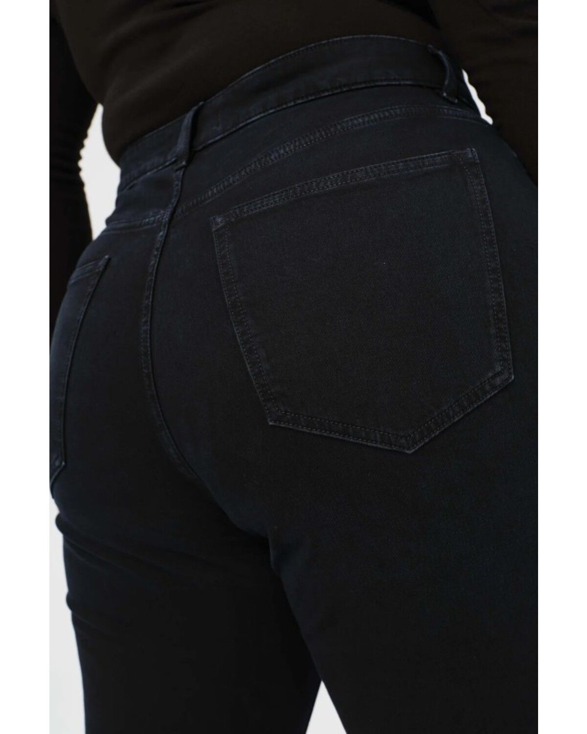 Warp + Weft Women's Mia Dark Wash High Rise Flare Stretch Denim Jeans - Plus