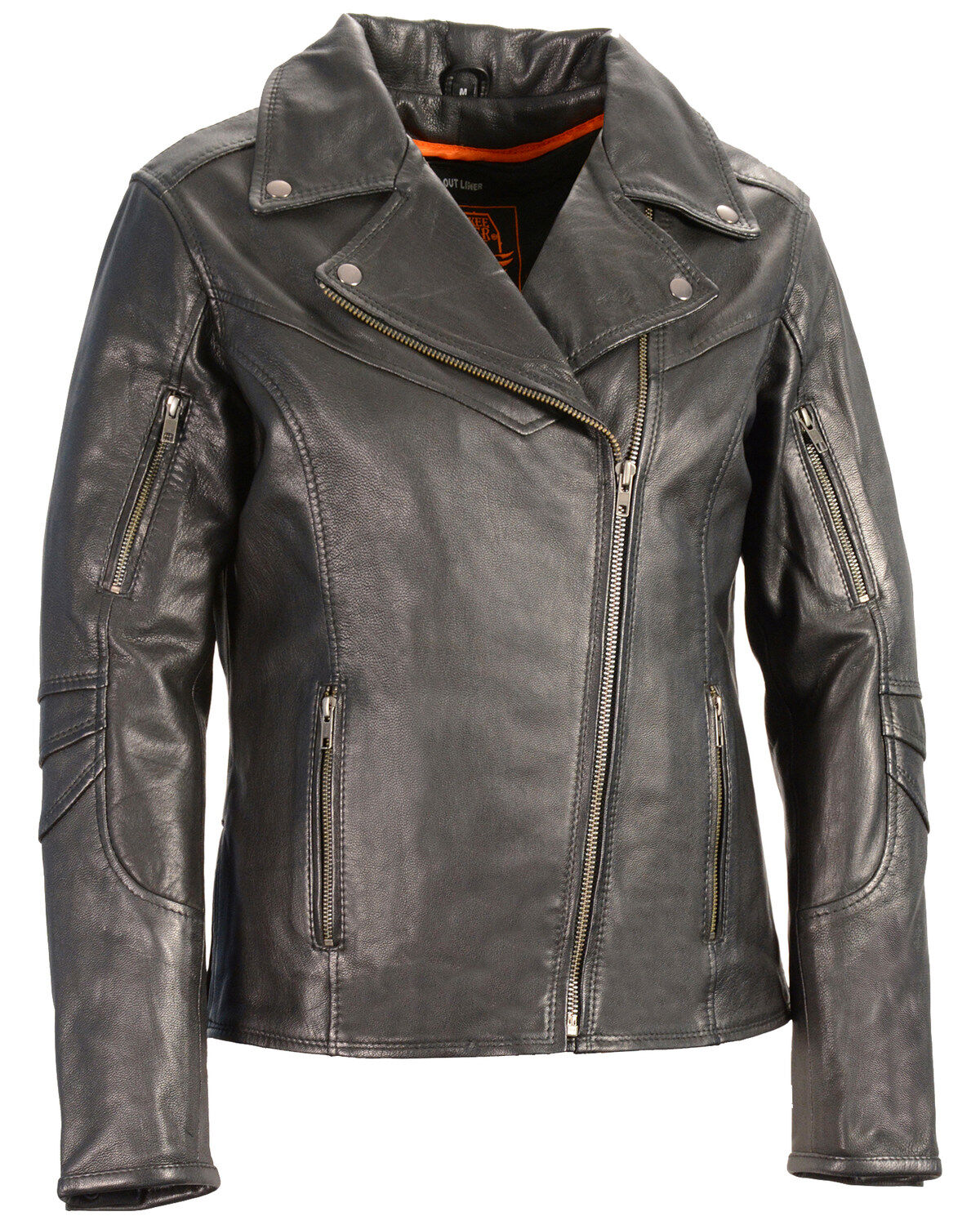 Milwaukee Leather Women's Lightweight Long Length Vented Biker Jacket - 3X