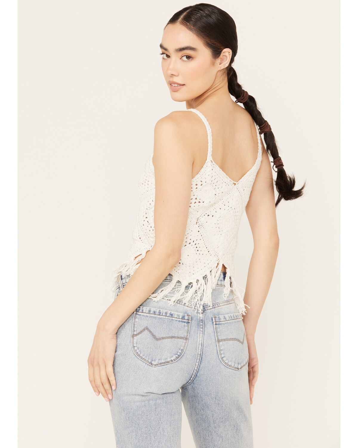 Shyanne Women's Crochet Fringe Tank