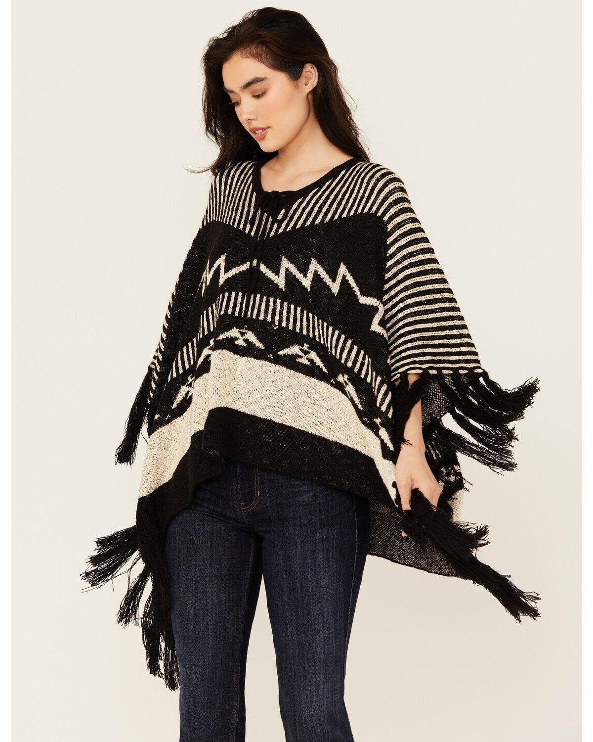 Idyllwind Women's Eatons Thunderbird Poncho Sweater