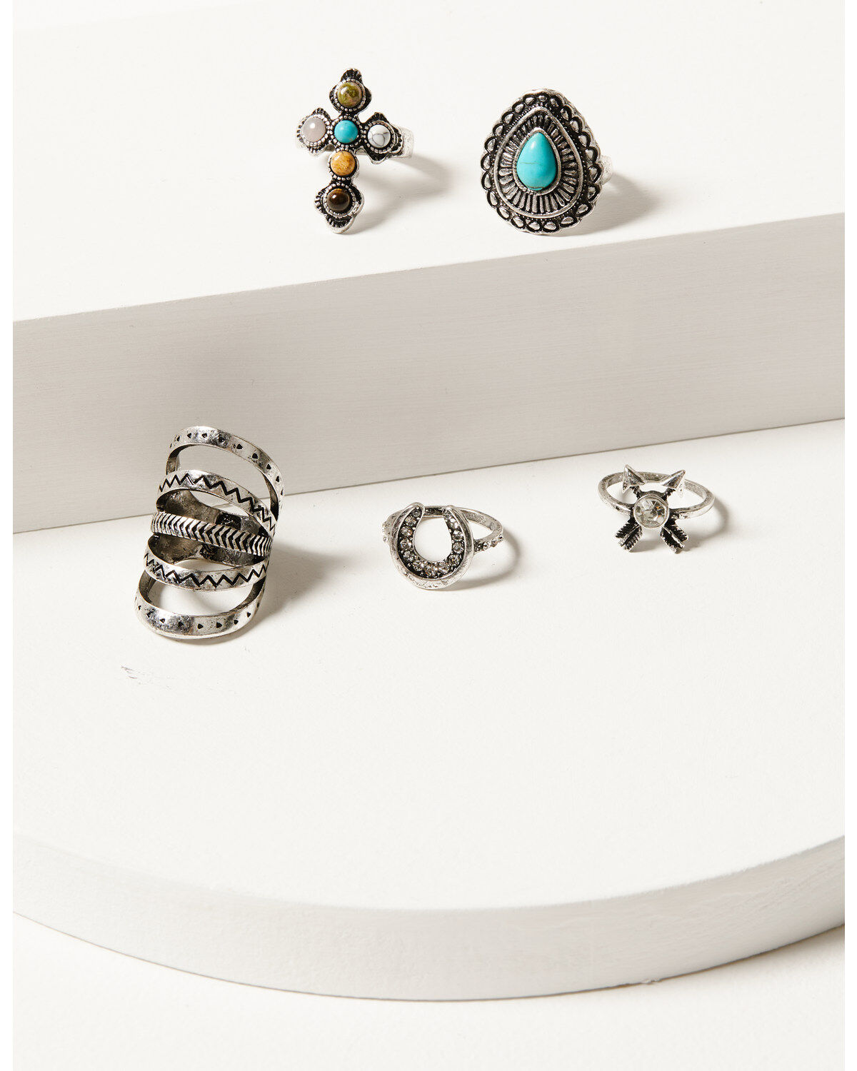 Shyanne Women's Bisbee Falls 5-Piece Ring Set