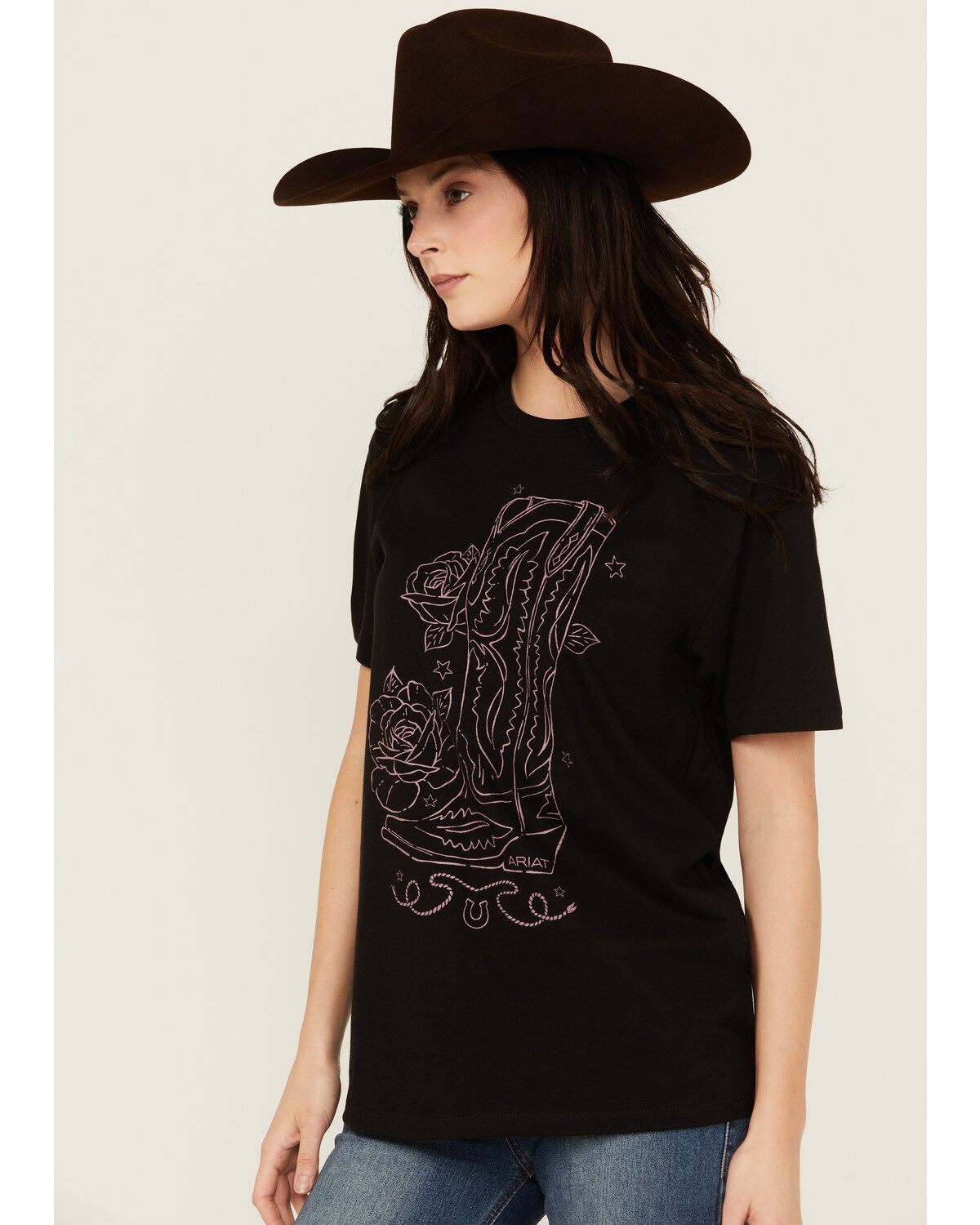 Ariat Women's Tall Boot Short Sleeve Graphic Tee