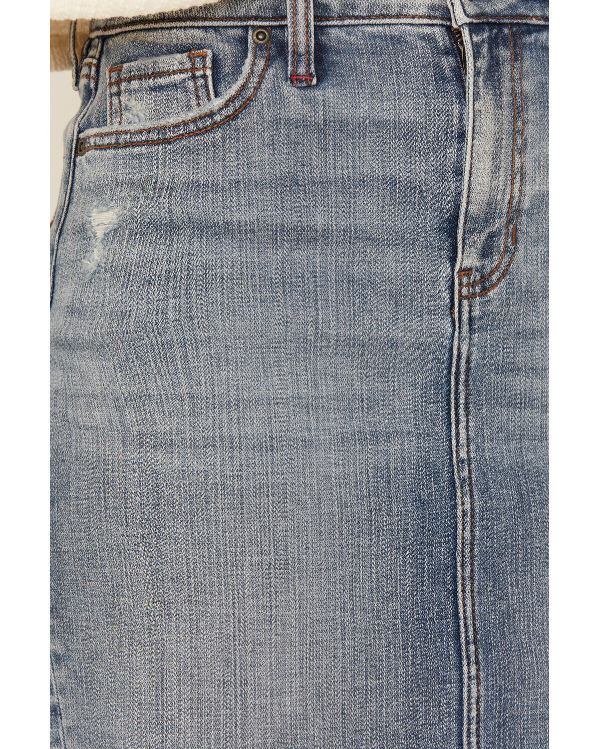 Idyllwind Women's Ivywood Medium Wash Super Stretch Denim Mini Skirt
