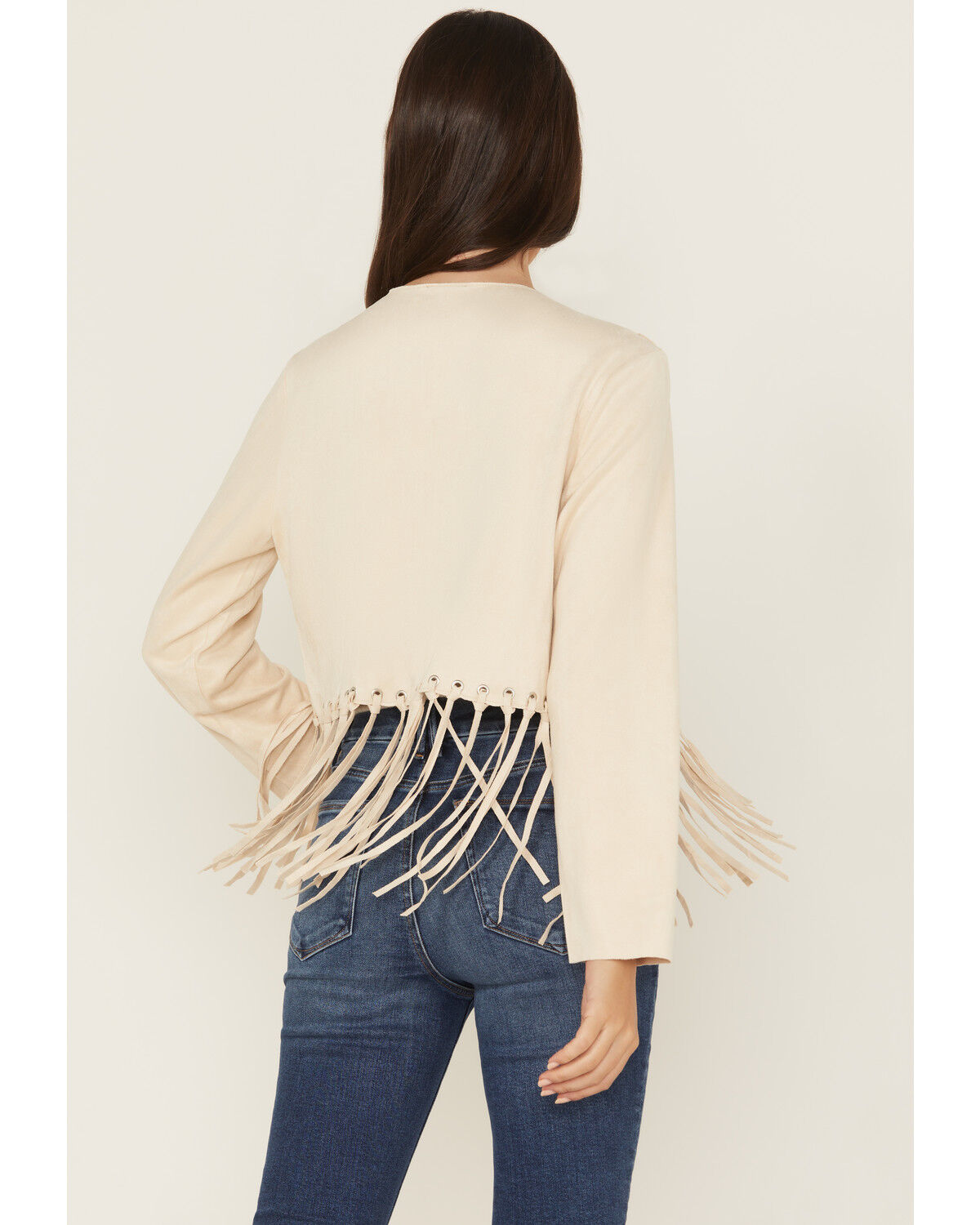 Vocal Women's Fringe Cropped Jacket