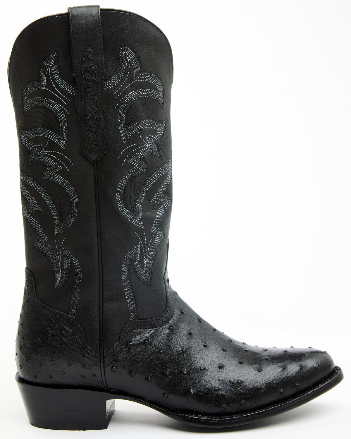 EL Dorado Men's Full Quill Ostrich Exotic Western Boots - Round Toe