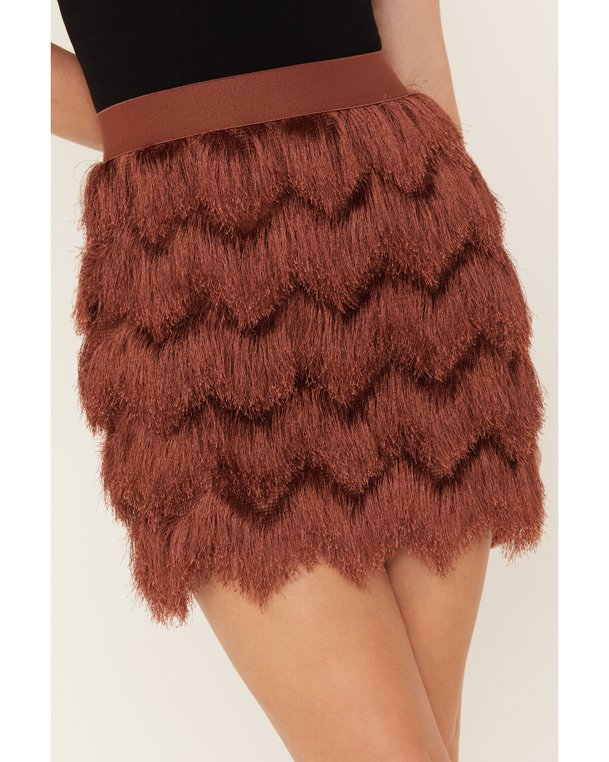 Shyanne Women's Fringe Flapper Mini Skirt