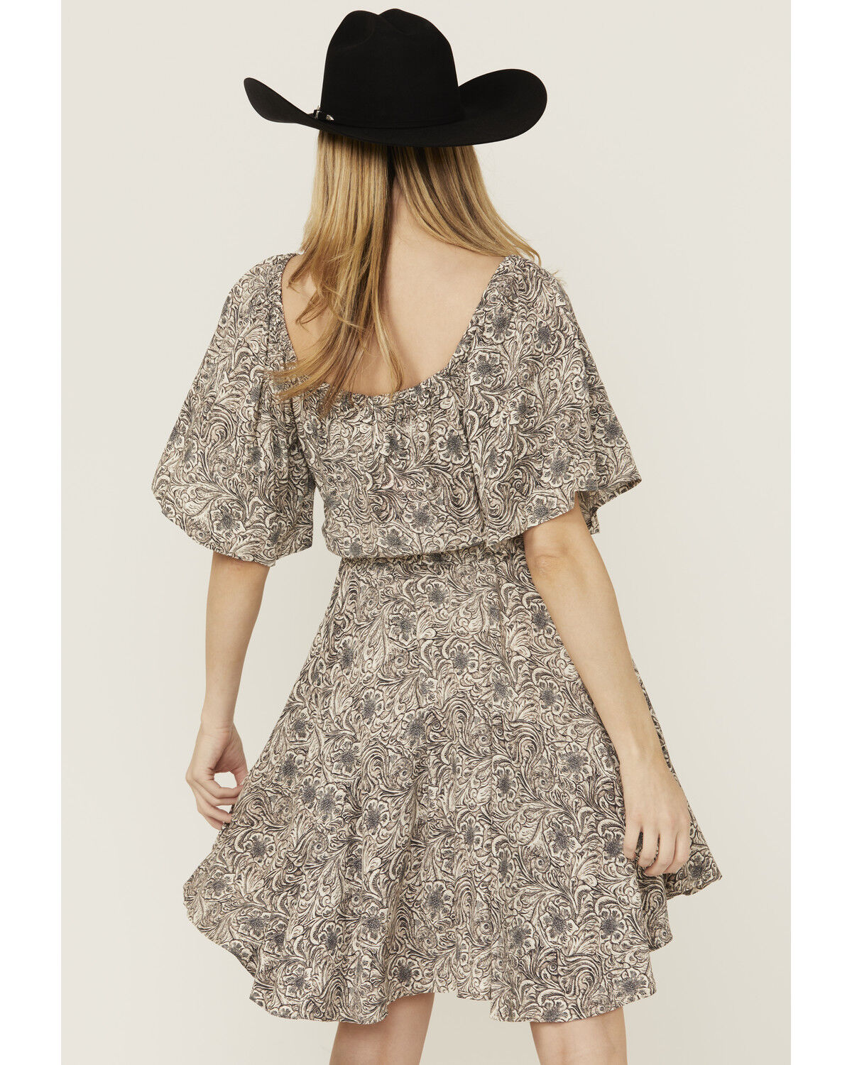 Wrangler Retro Women's Flutter Sleeve Mini Dress